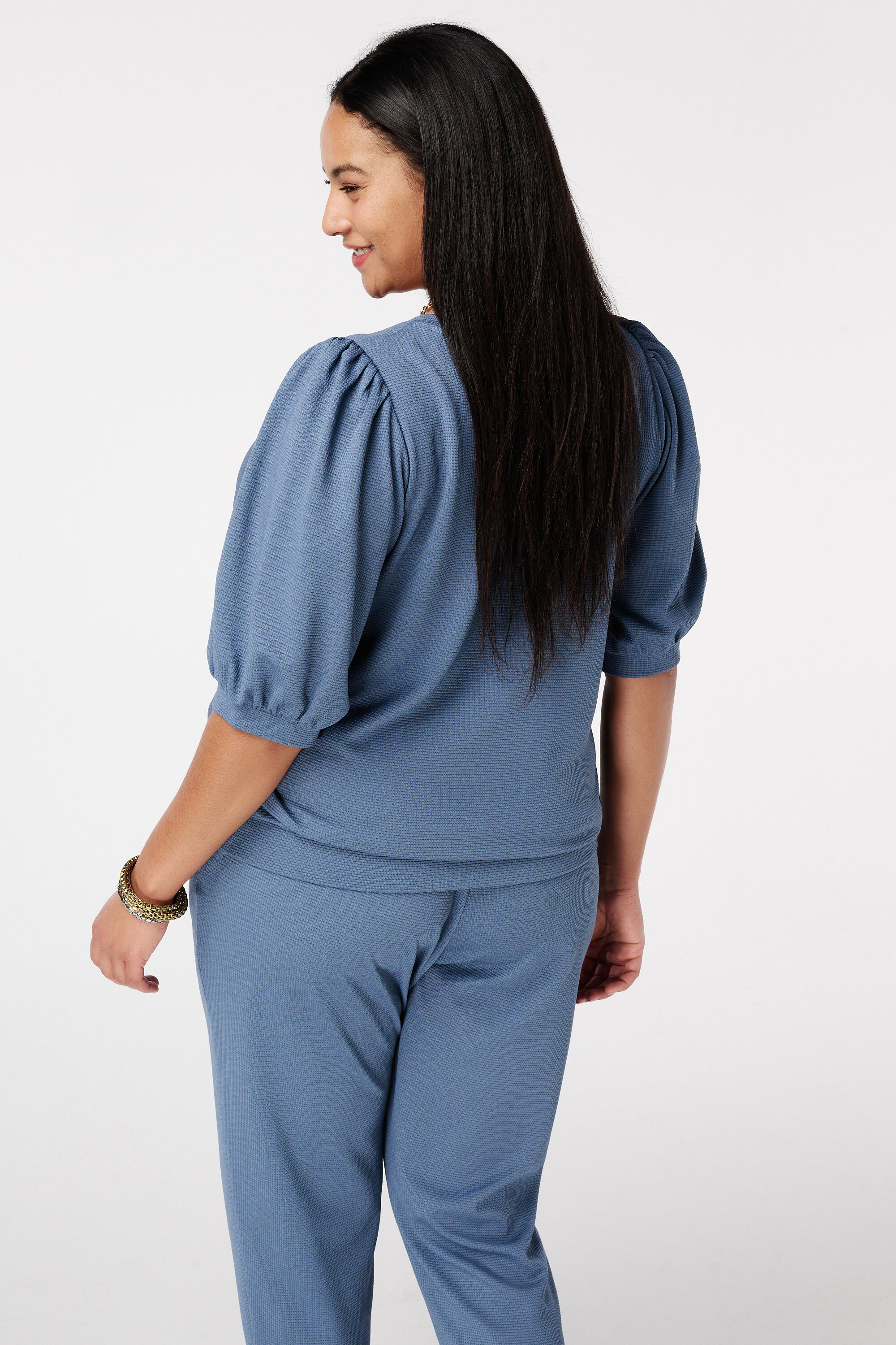 Top met pofmouwen image number 3