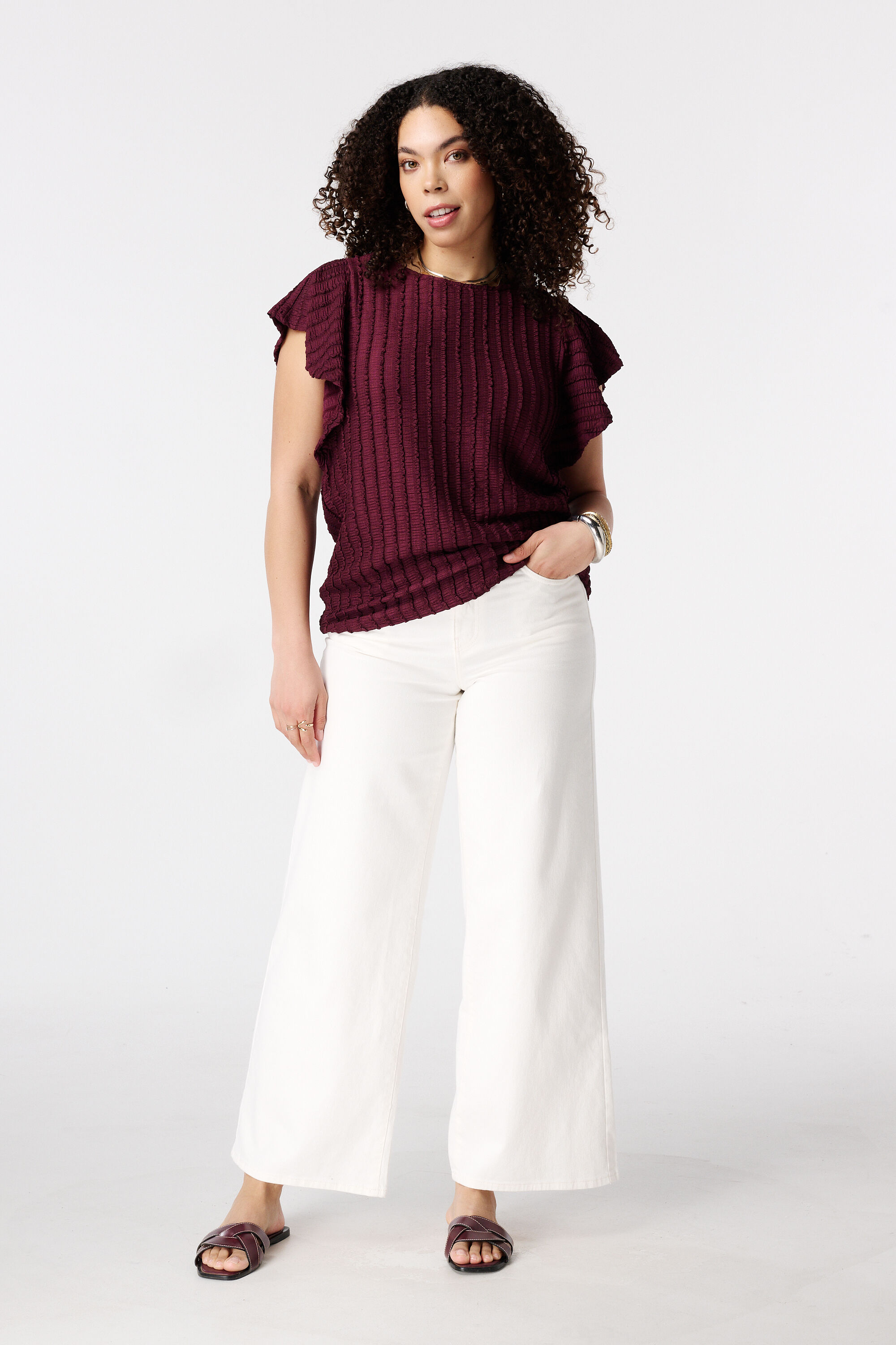 Top met vlindermouwen image number 5