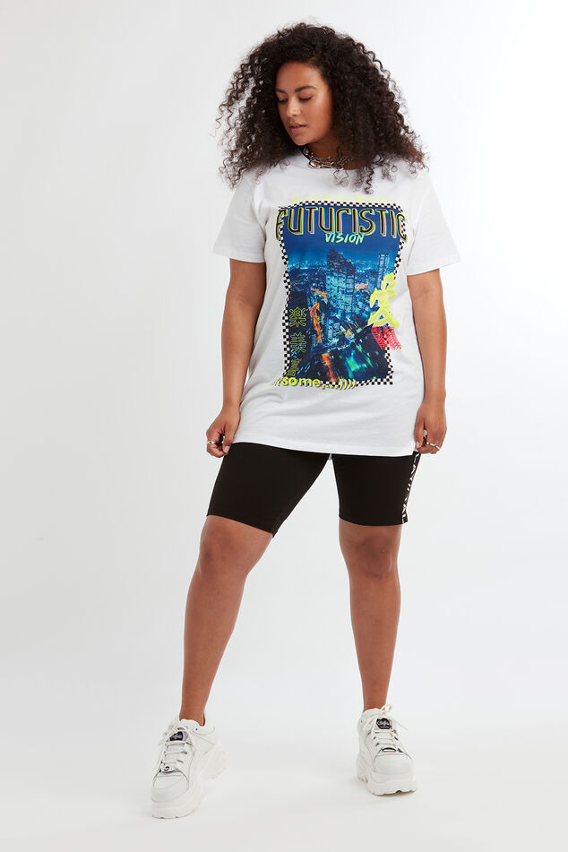 T-shirt jurk image number 4