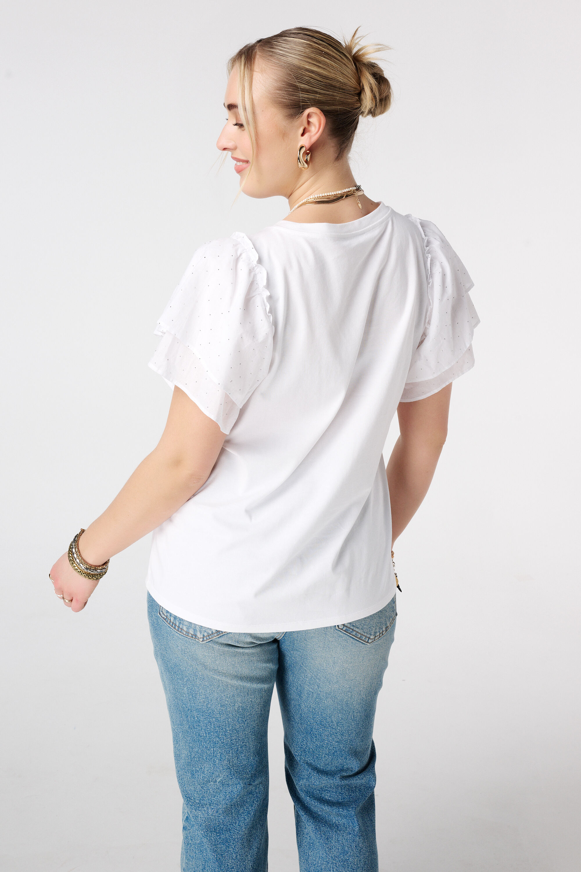 Top met vlindermouwen image number 3