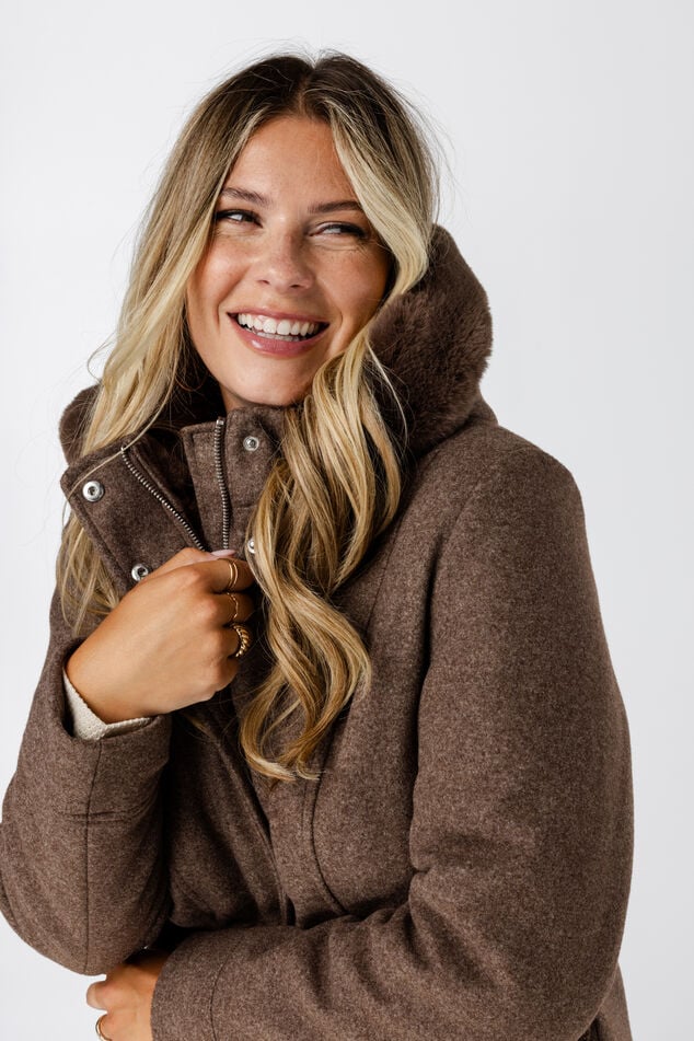 Gevoerde jas met ritssluiting image number 4