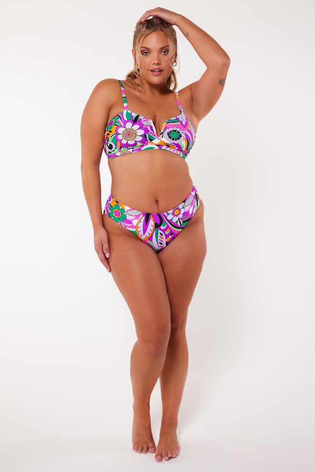 Bikini top met v-shape detail image number 6