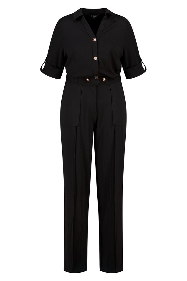 Jumpsuit met knoopsluiting image number 1