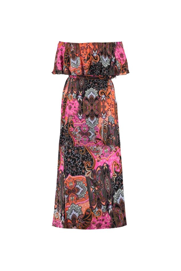 Kleurrijke maxi jurk image number 2