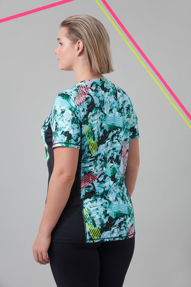 Sporttop met grafische print image number 4