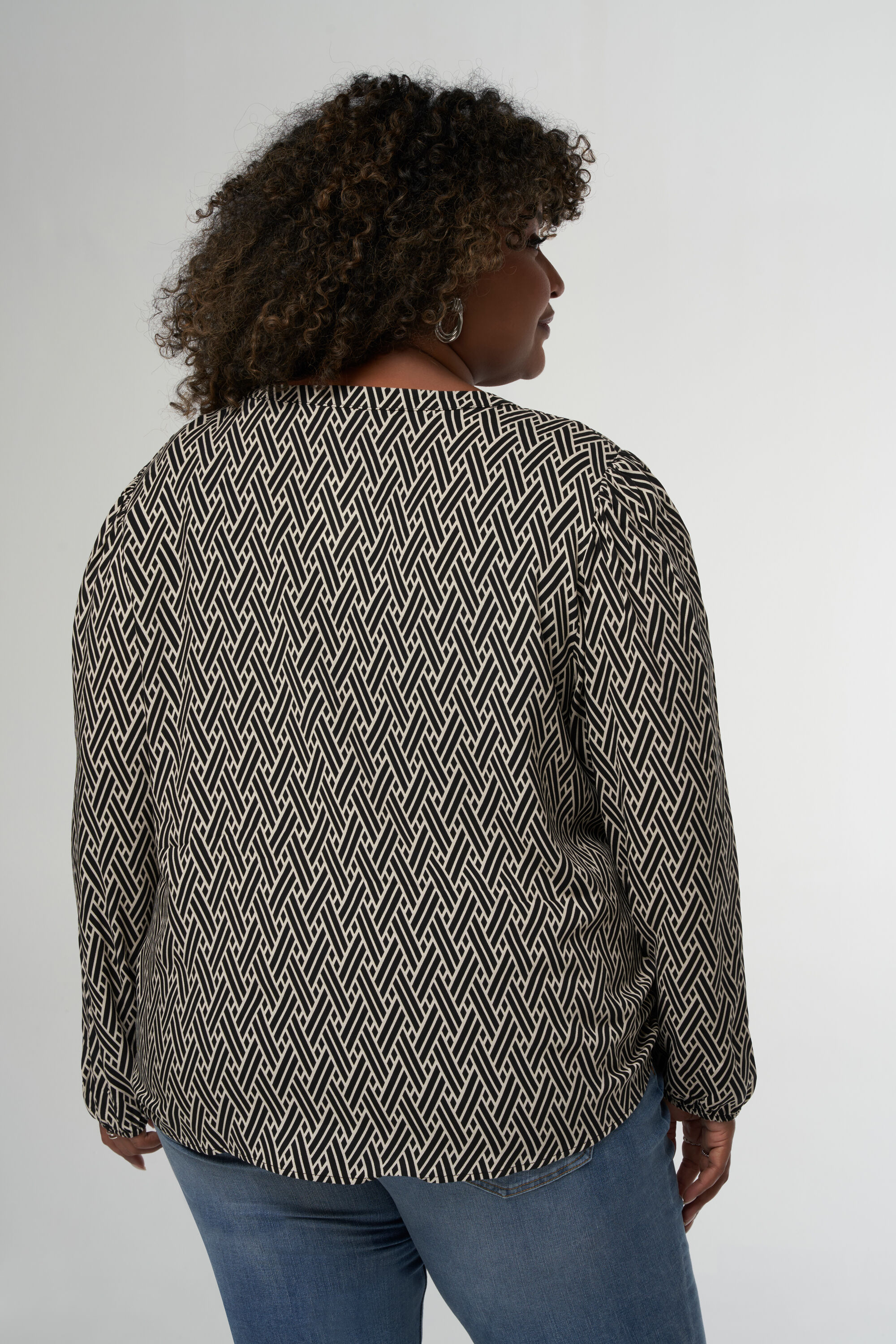 Blouse met grafische print image number 3