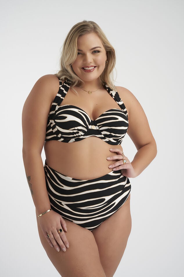 Bikini top met print image number 0