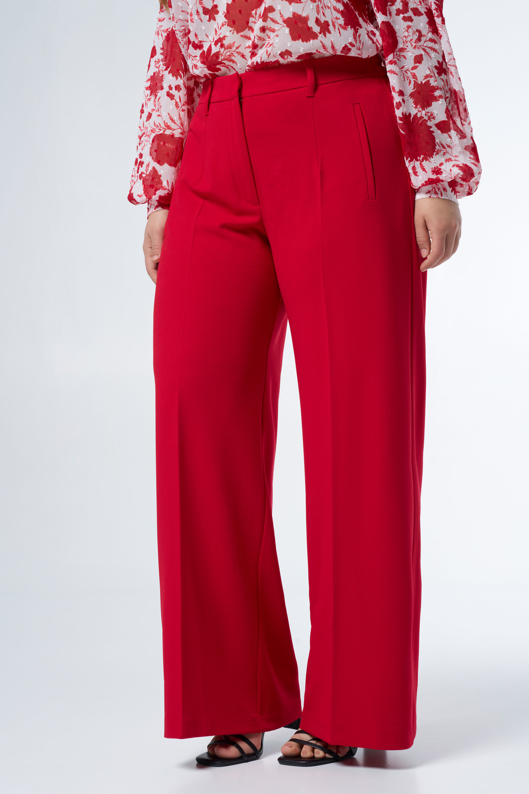 Pantalon met wijde pijpen image number 5