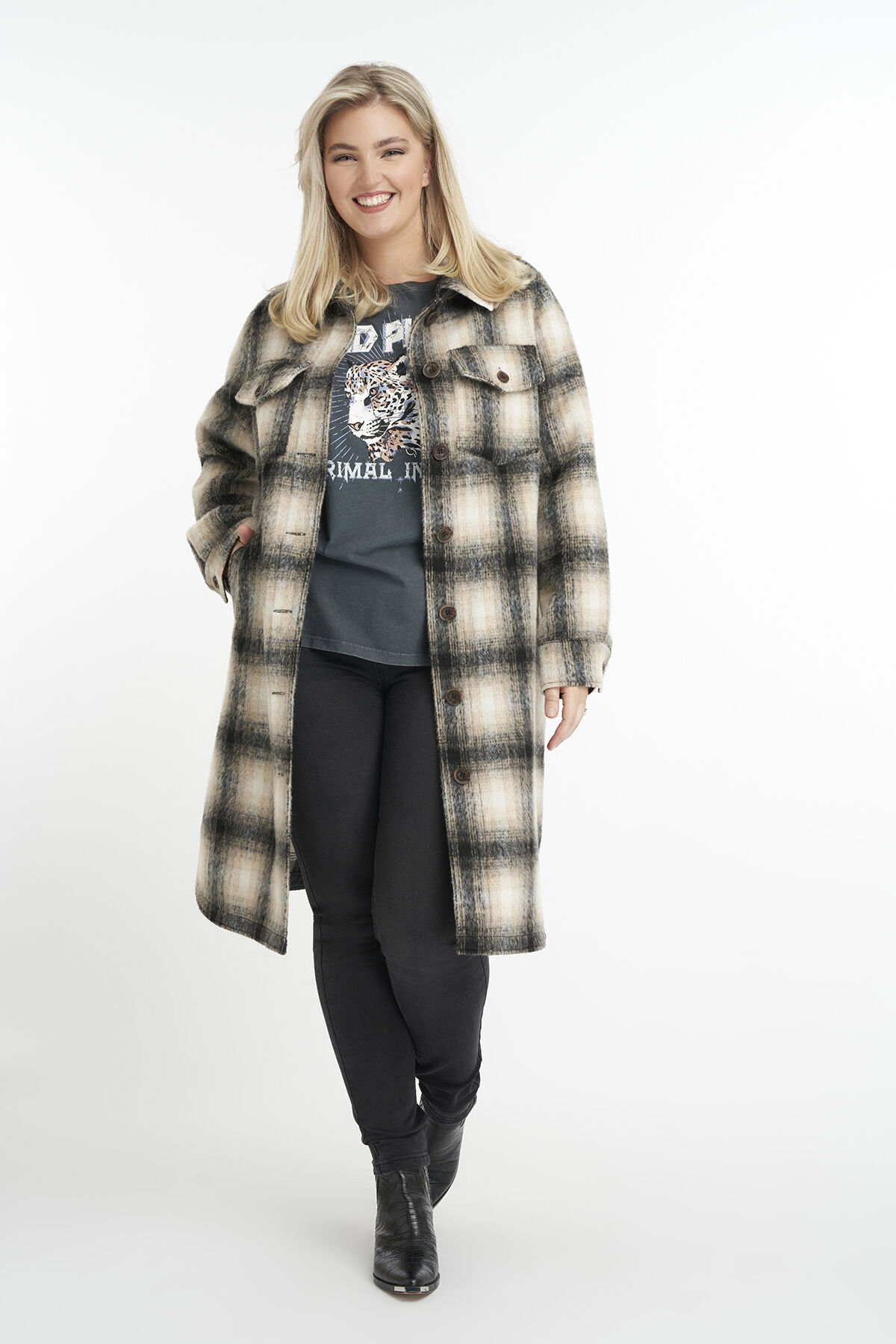 Geruite jas image number 4