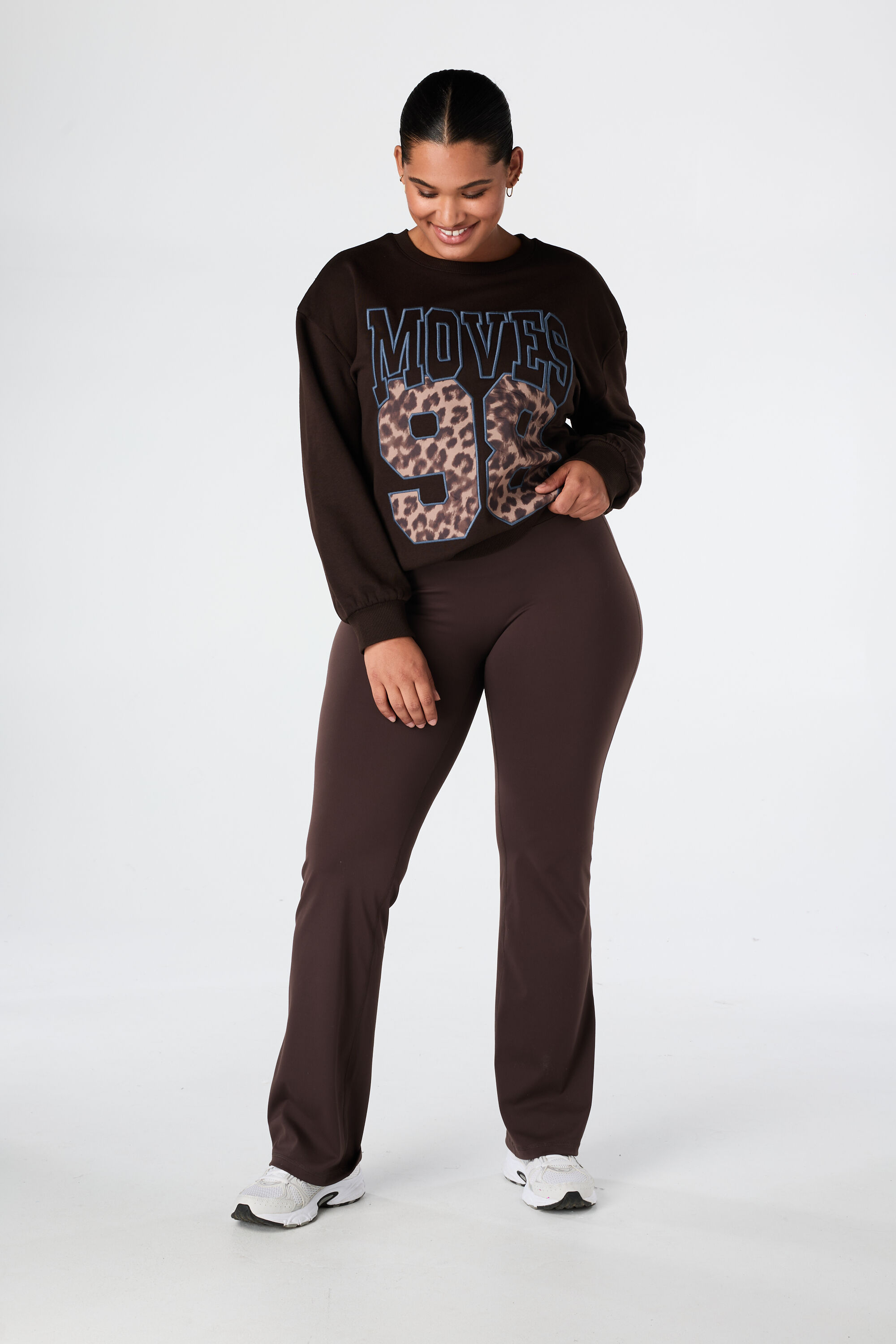 Sweater met sportieve print image number 3