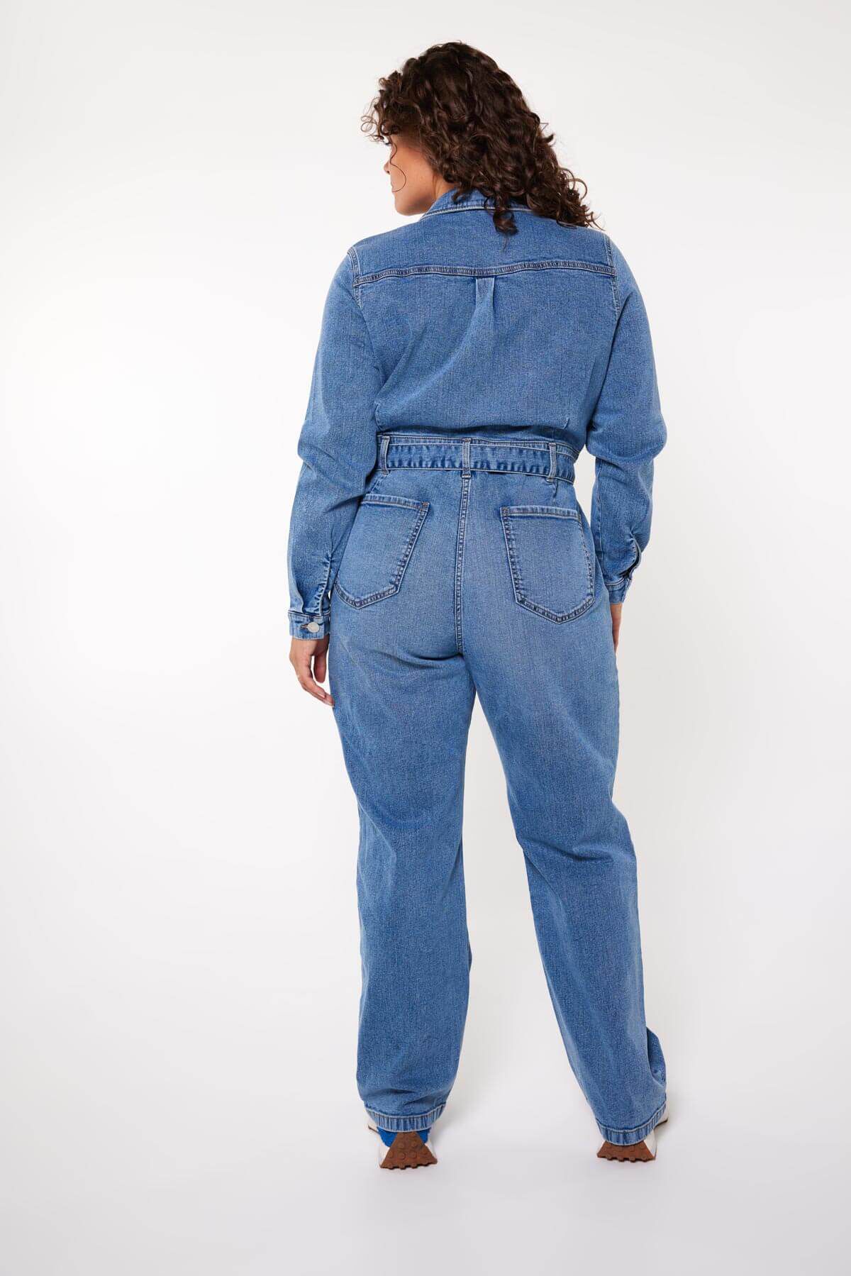 Denim jumpsuit image number 4