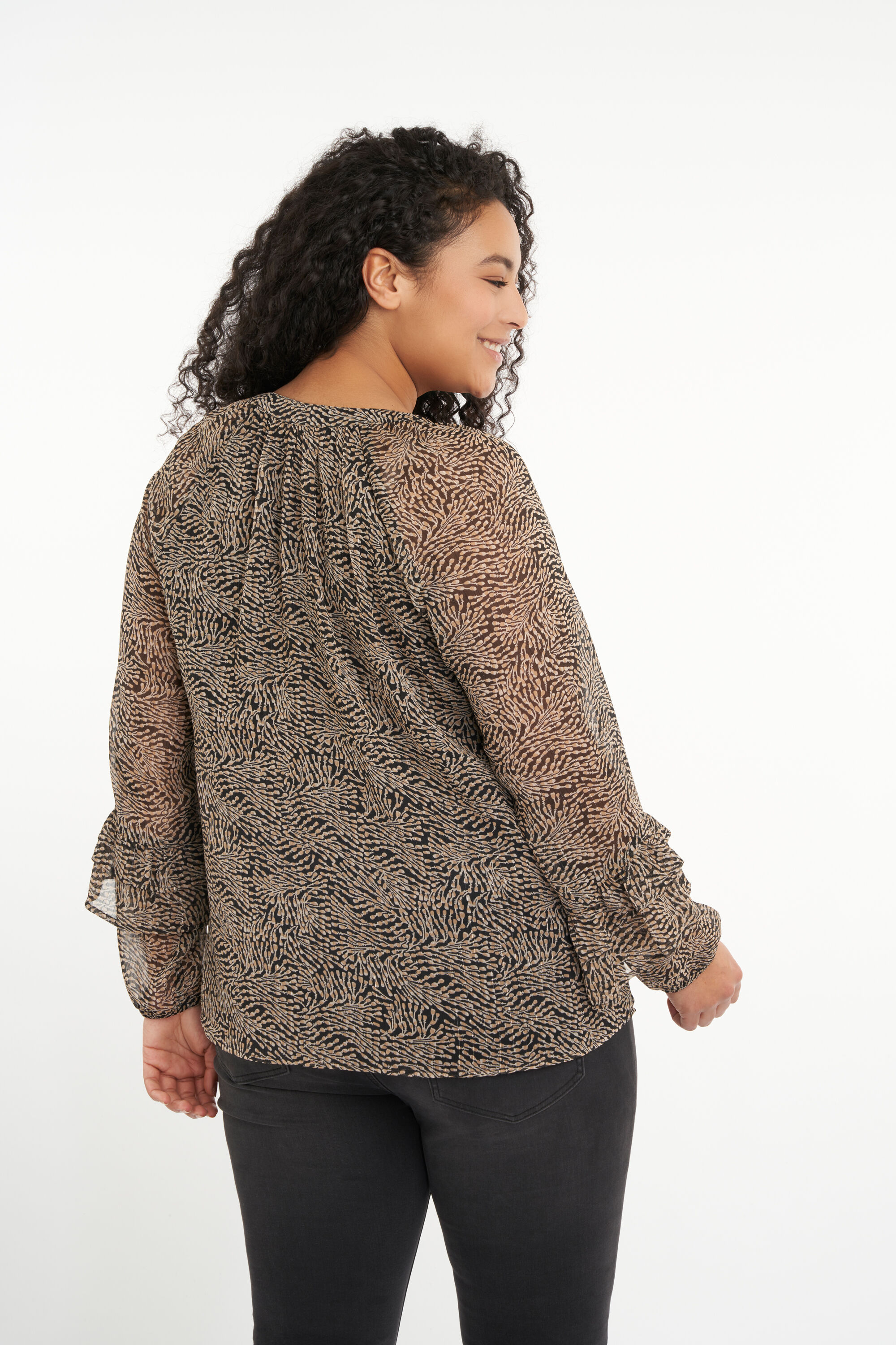 Blouse met print image number 4