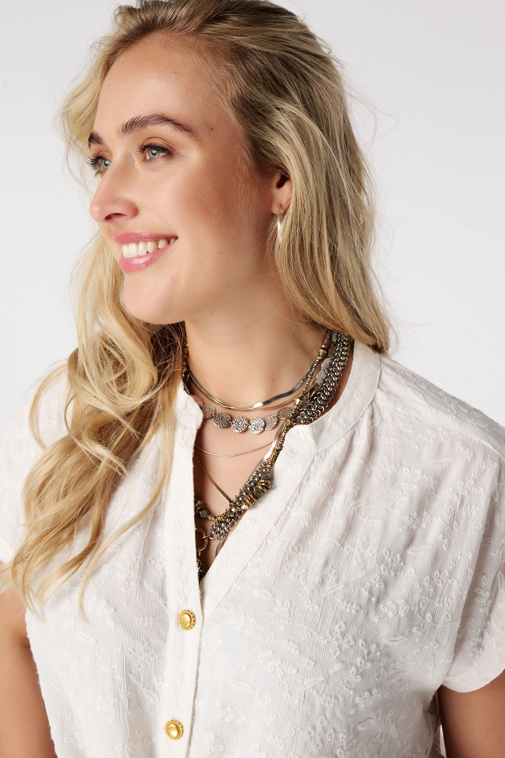 Blouse met kant image number 4