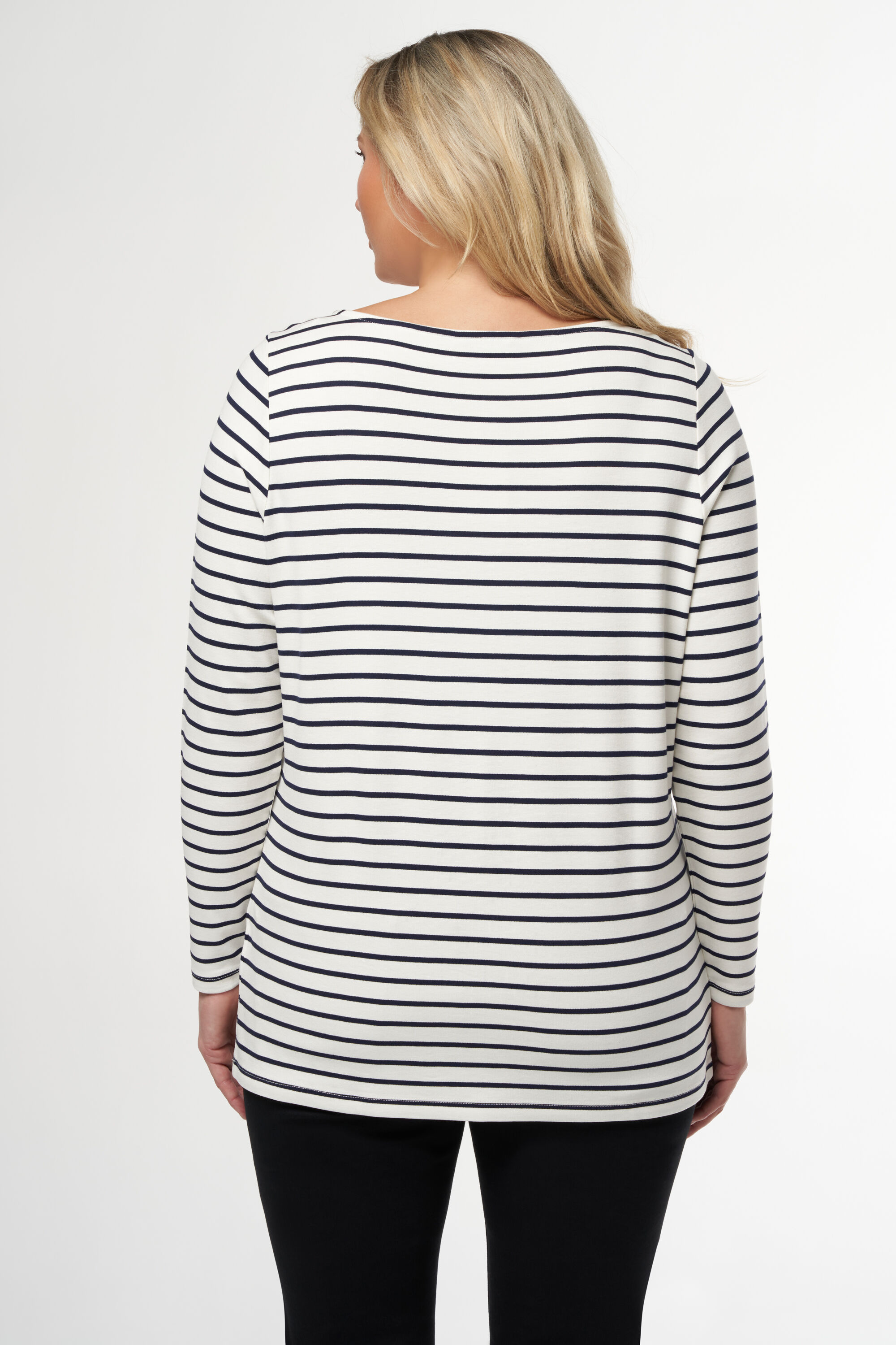 T-shirt met lange mouwen en strepen image number 3