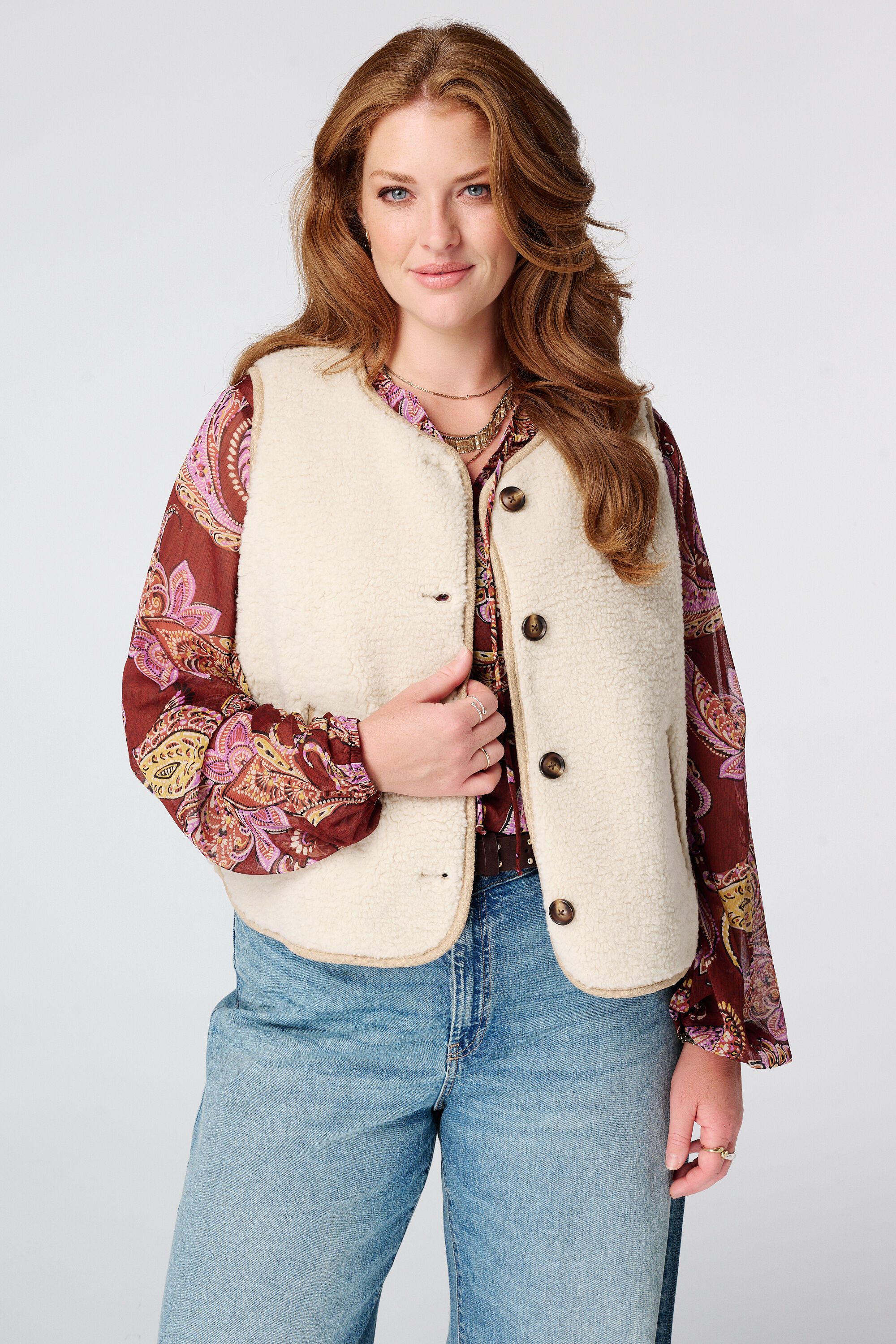 Teddy gilet image number 0