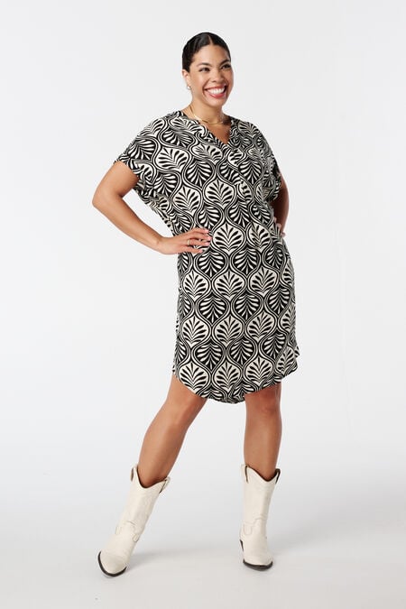 Midi jurk met print Midi jurk met print