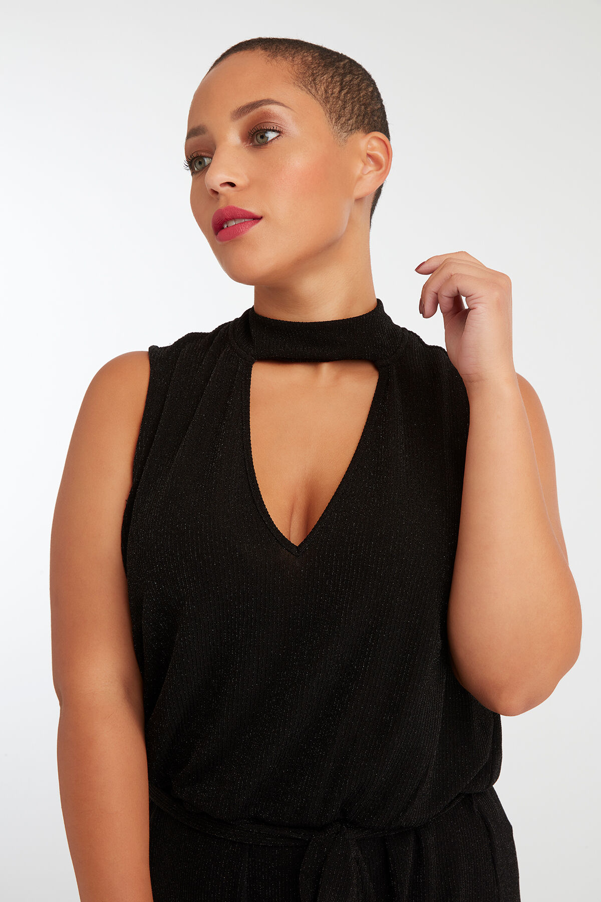 Jumpsuit met lurex image number 4