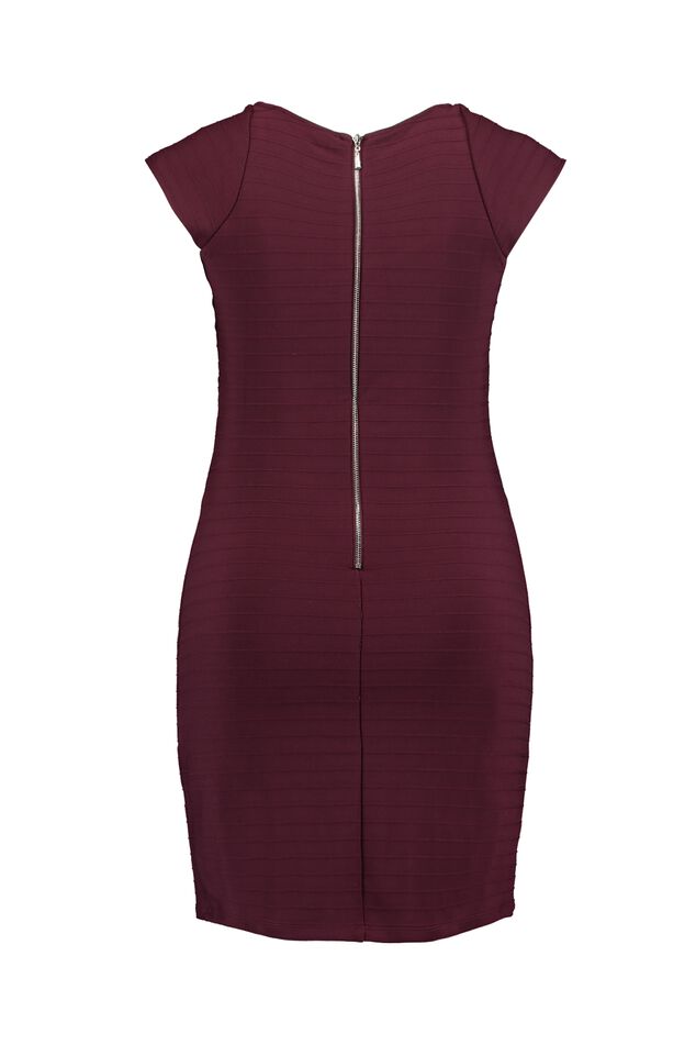 Bodycon jurk met sweetheart halslijn image number 2