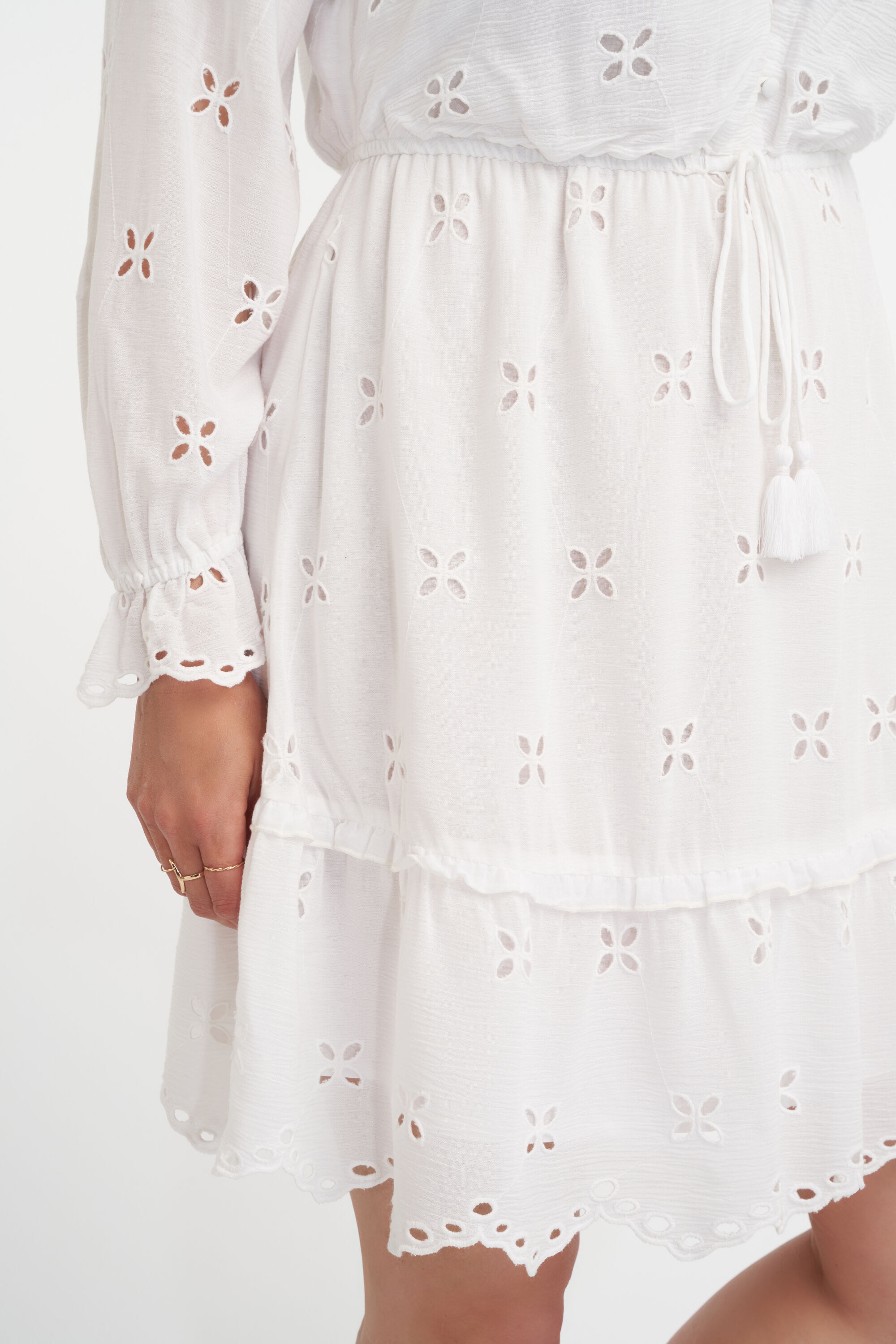 Korte jurk met print image number 5