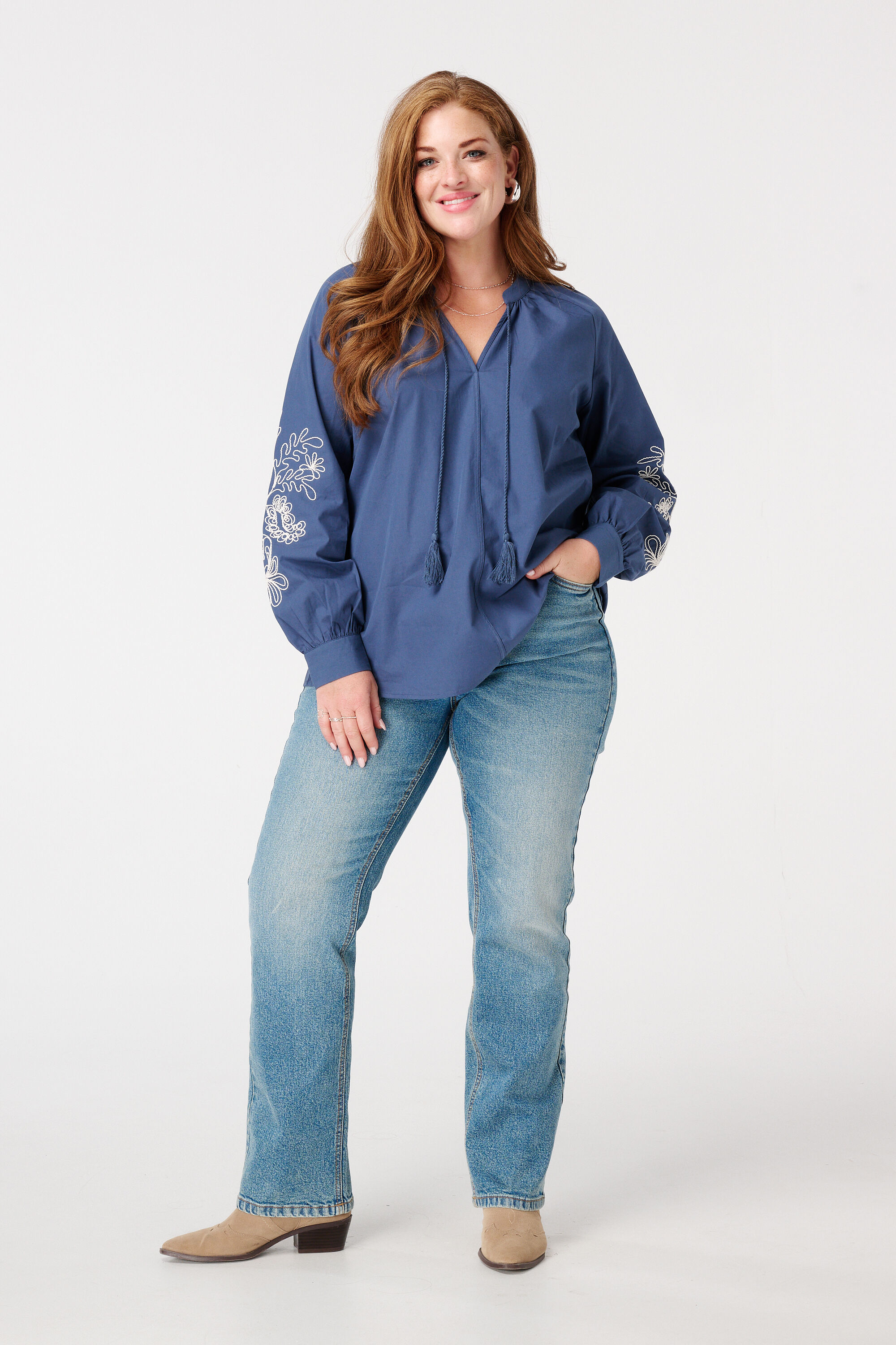 Blouse met borduursel image number 5