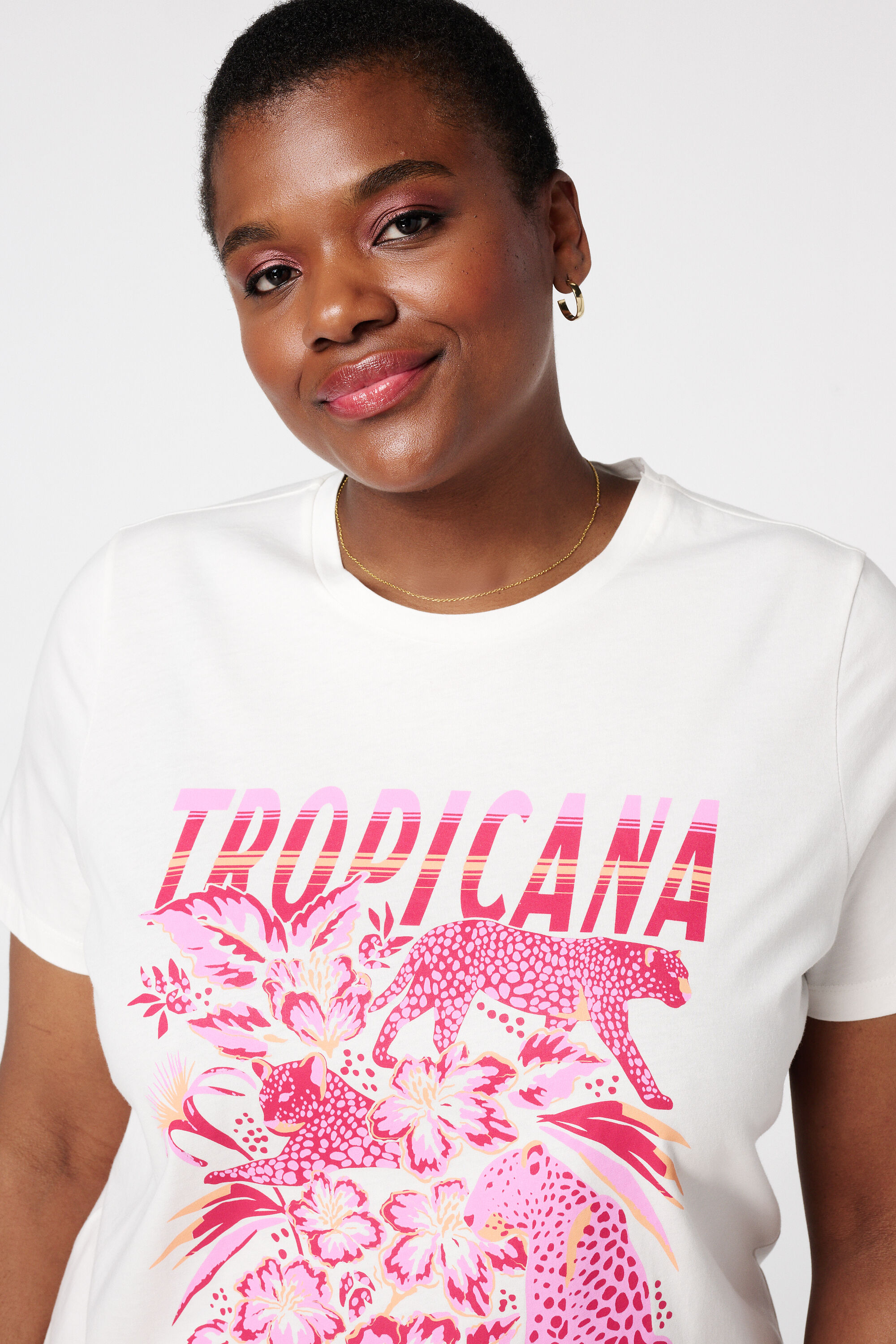 T-shirt met print image number 4