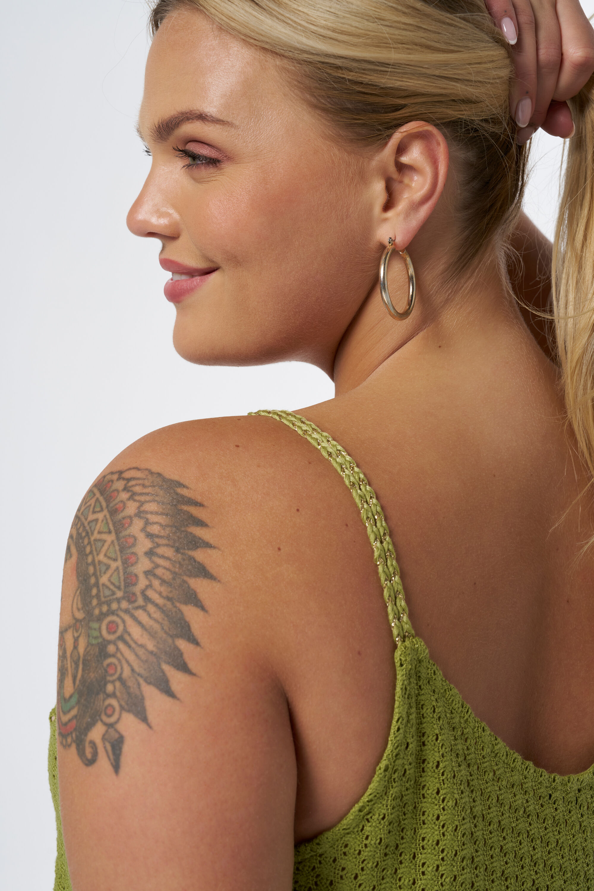 Top met gebreide structuur image number 4