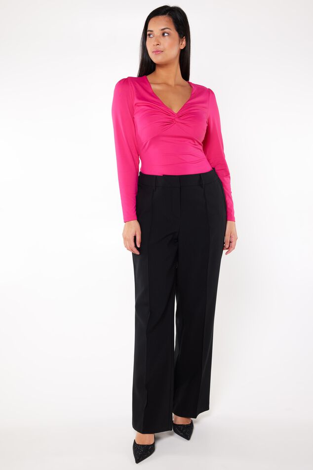 Pantalon met wijde pijpen image number 0