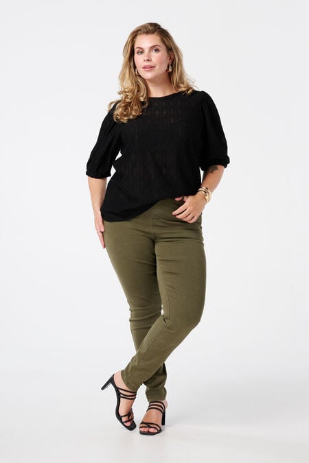 Tregging met denim look Tregging met denim look
