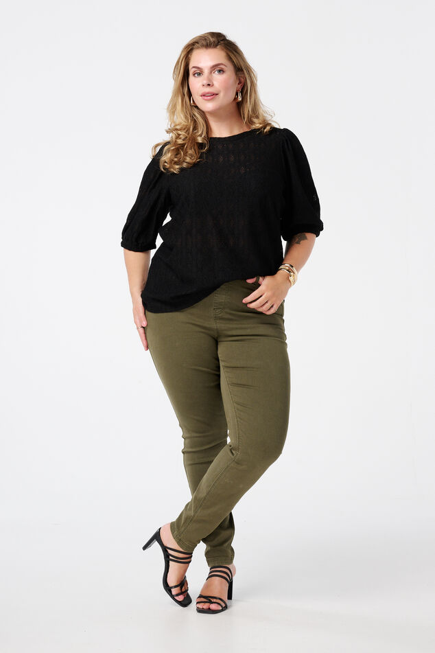 Tregging met denim look image number 0