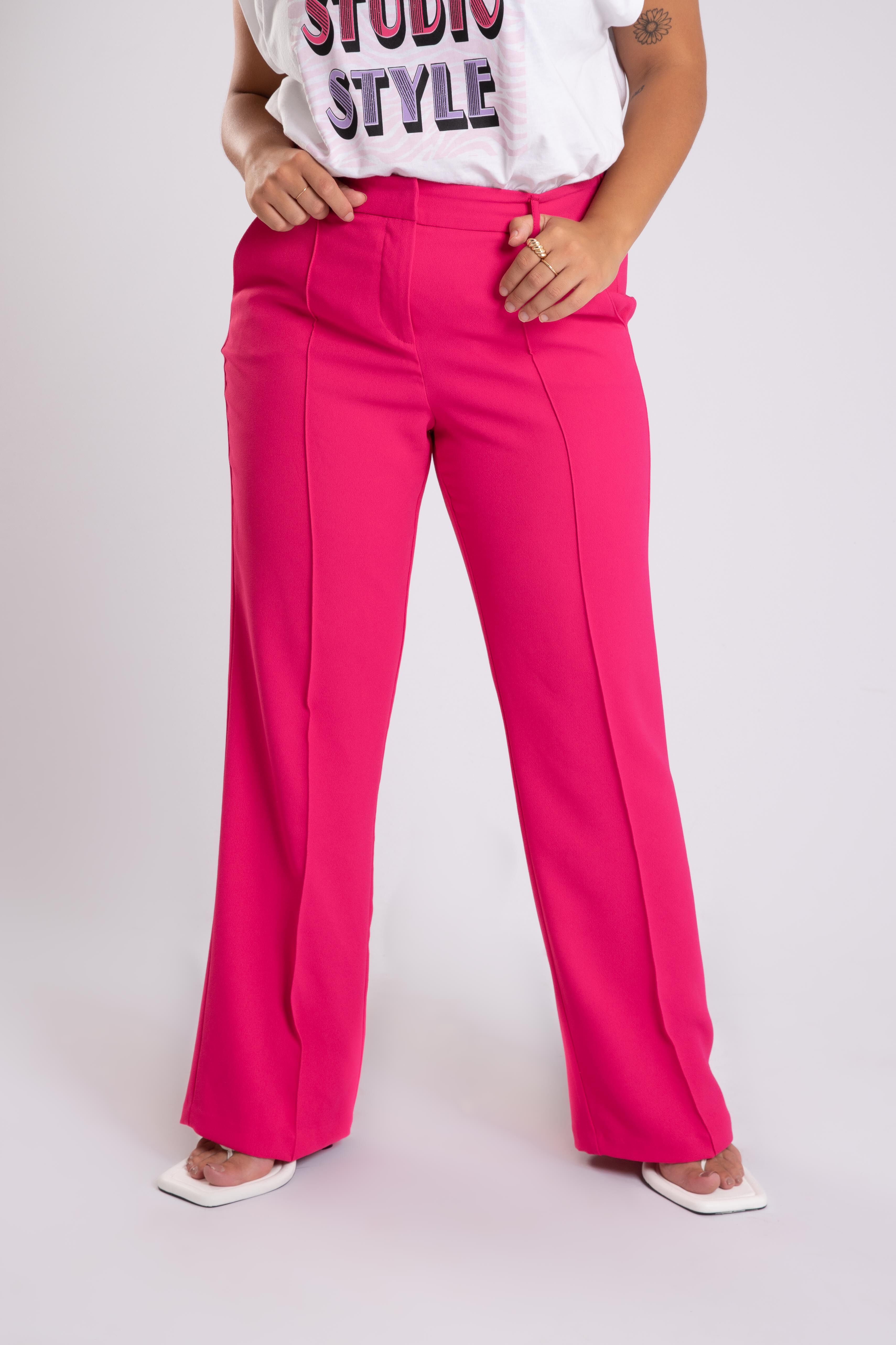 Dames Pantalon met wijde pijpen MS Mode