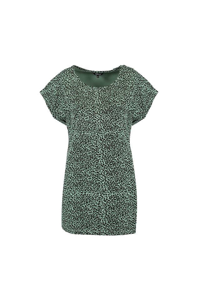 Lang T-shirt met print image number 1