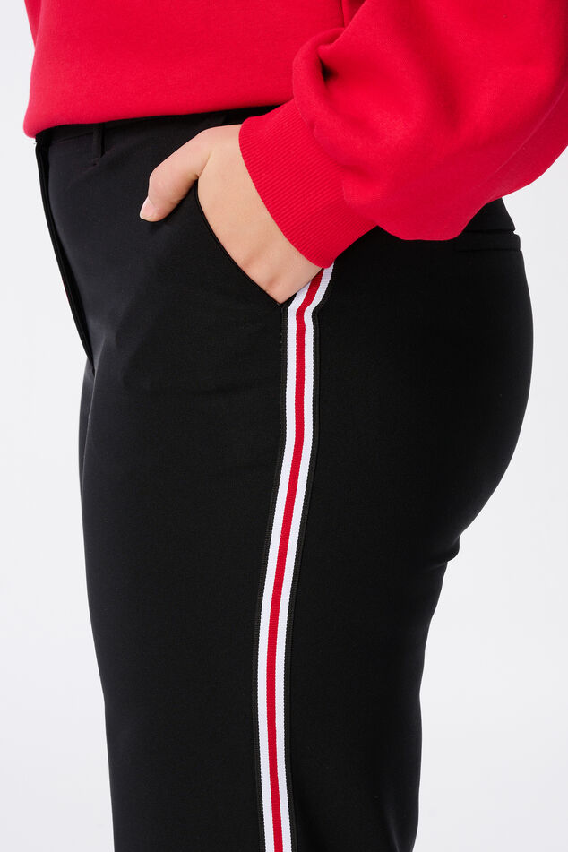 Supermom flared broek Dale met all over print donkergroen/zwart Supermom flared broek Dale met all over print donkergroen/zwart