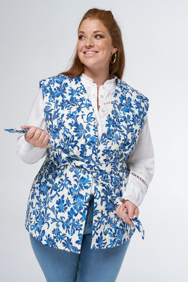 Gilet met print image number 6