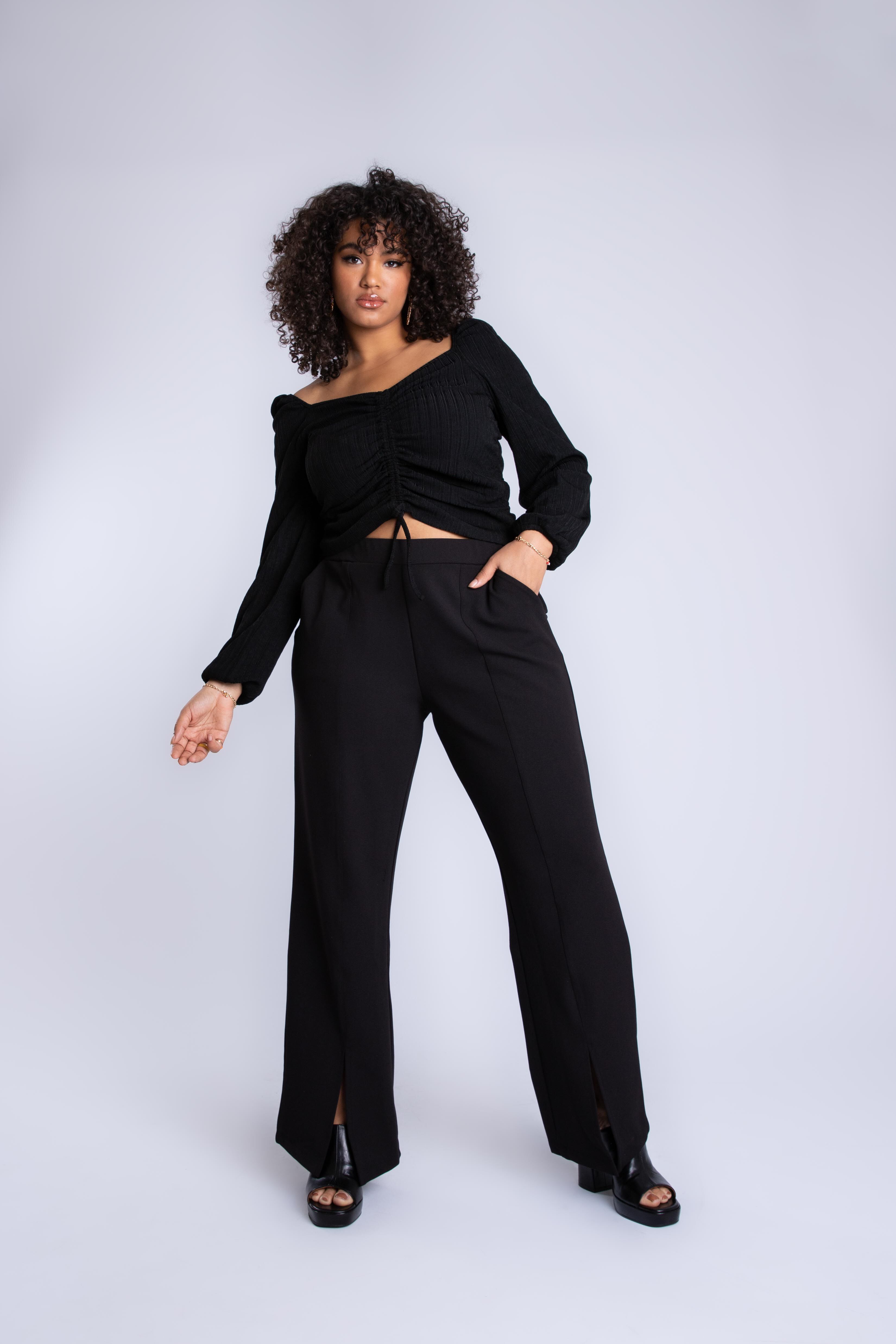 Pantalon met splitten image number 6