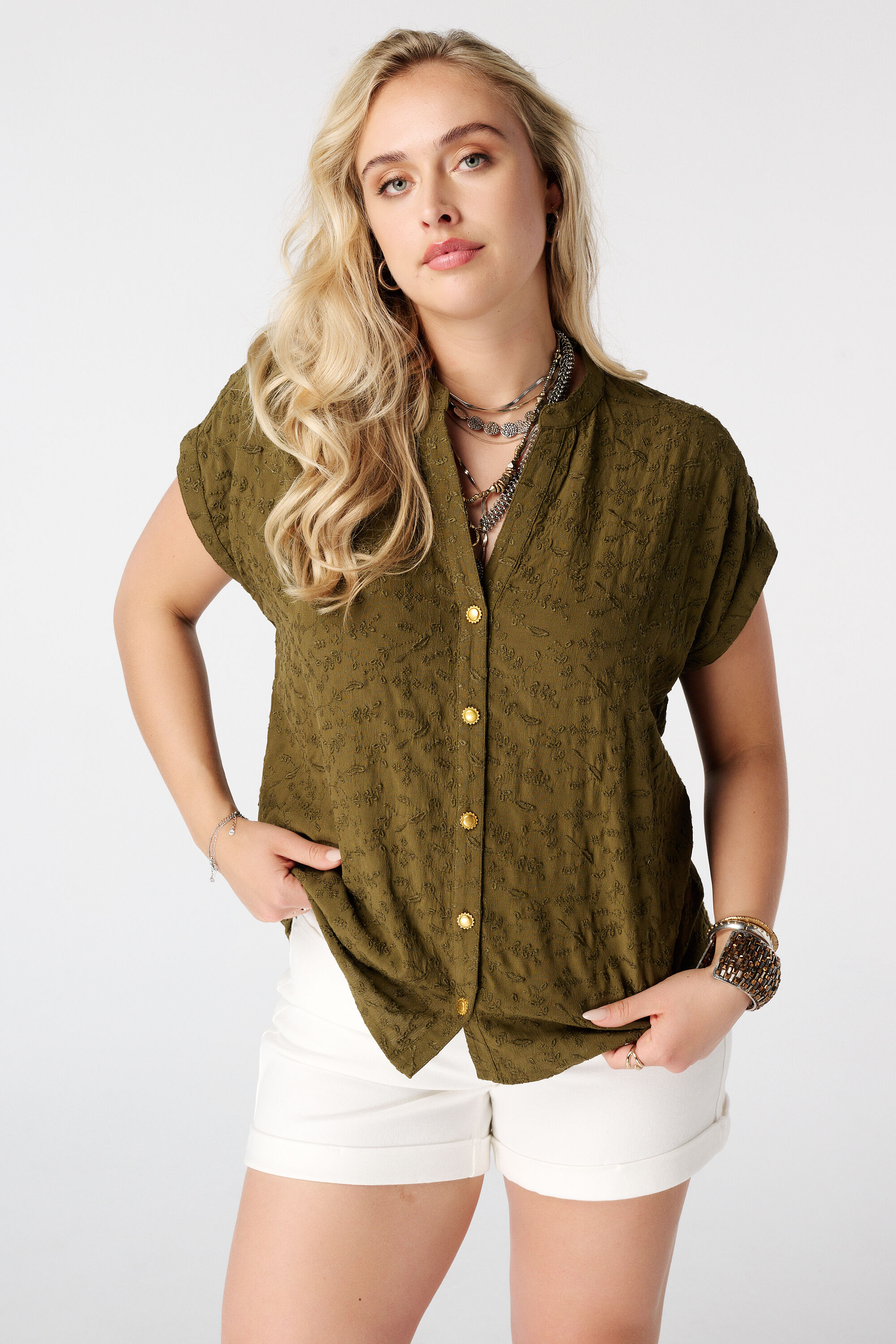 Blouse met kant