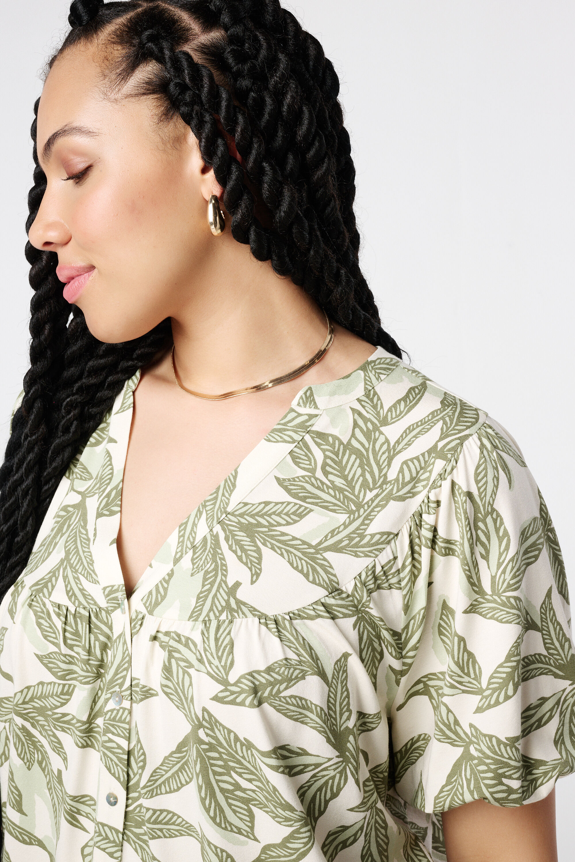 Luchtige top met print image number 4