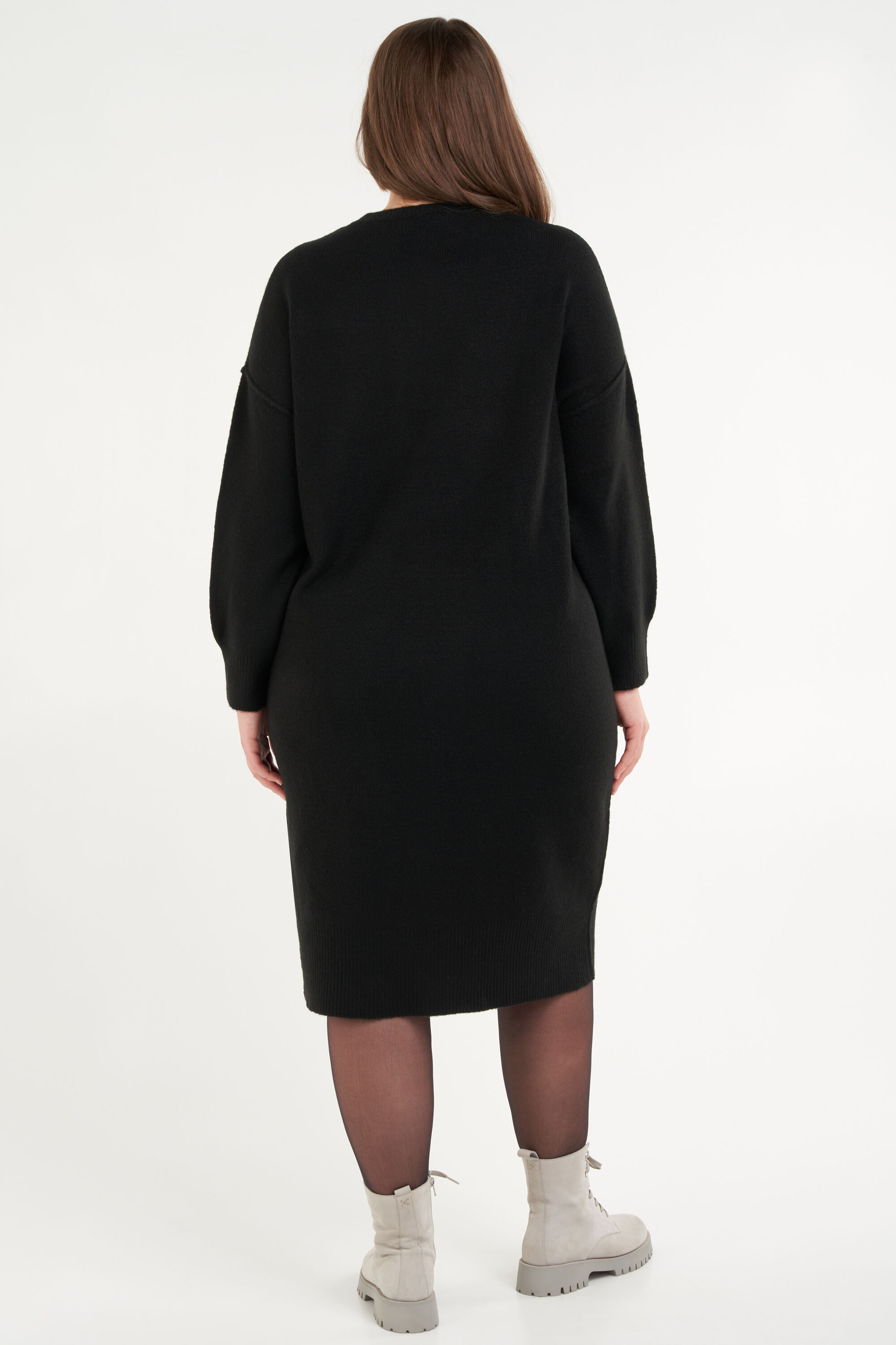 Lange gebreide jurk image number 3