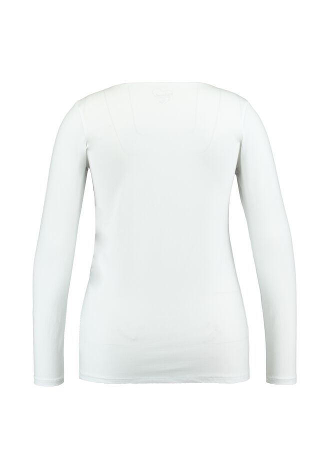Basic T-shirt met lange mouwen image number 2