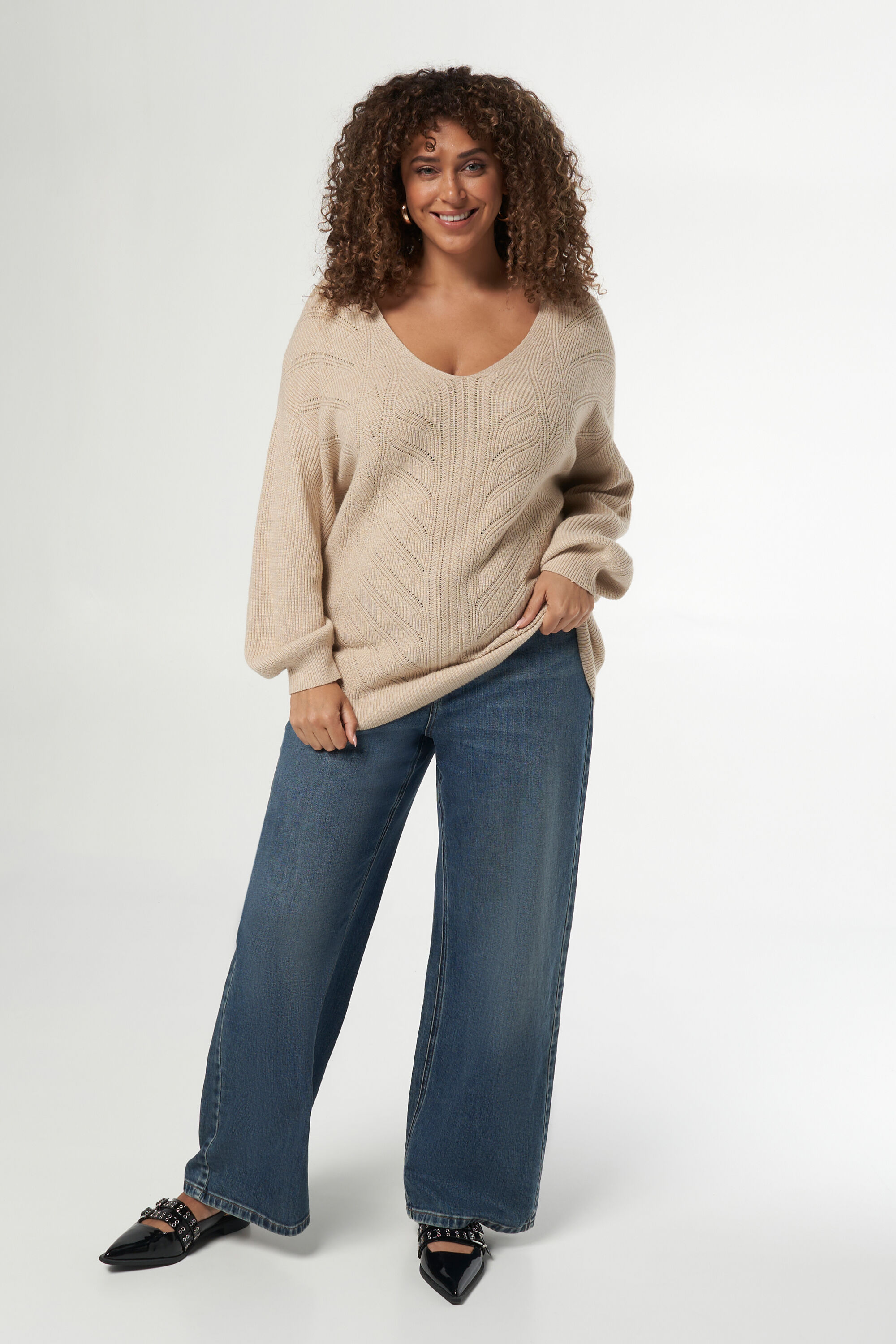 Trui met v-hals image number 5