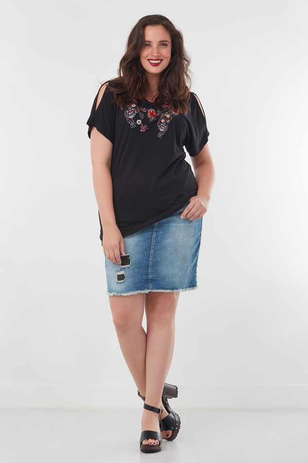 Top met open schouders image number 3