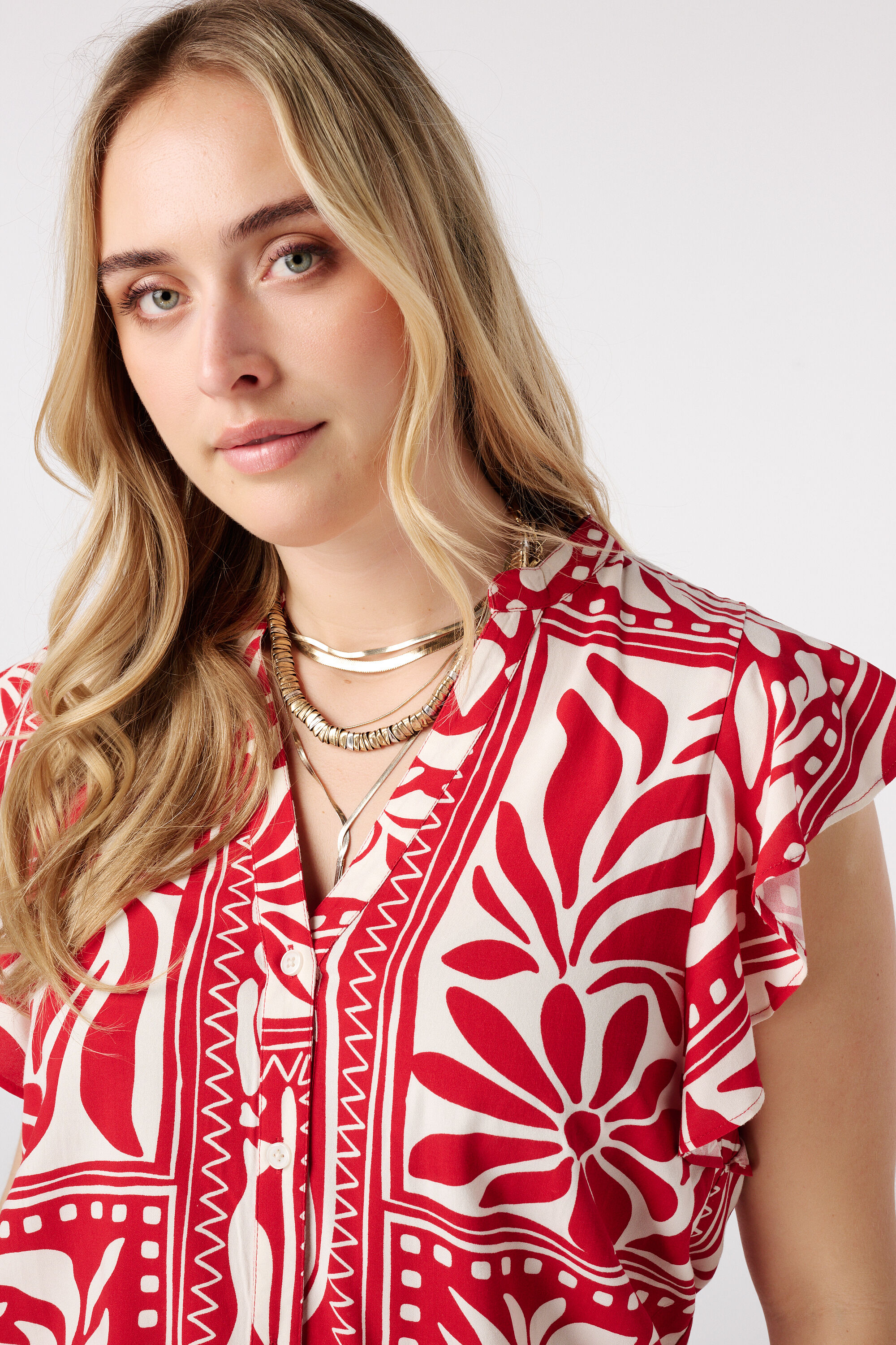 Blouse met ruffles image number 4