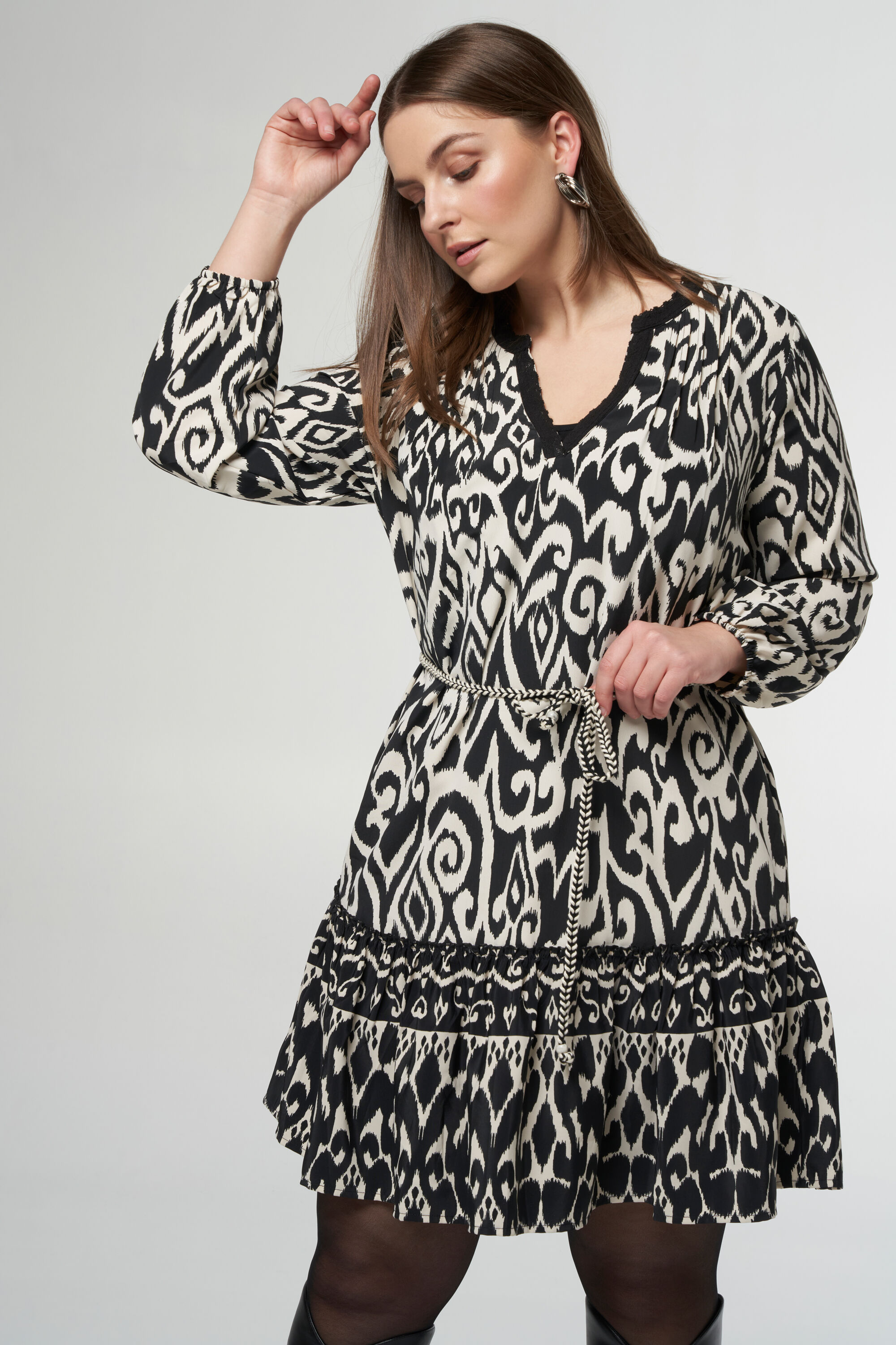 Jurk met print image number 5