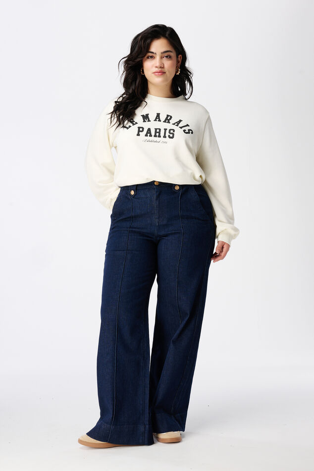 Jeans met wijde pijpen image number 0