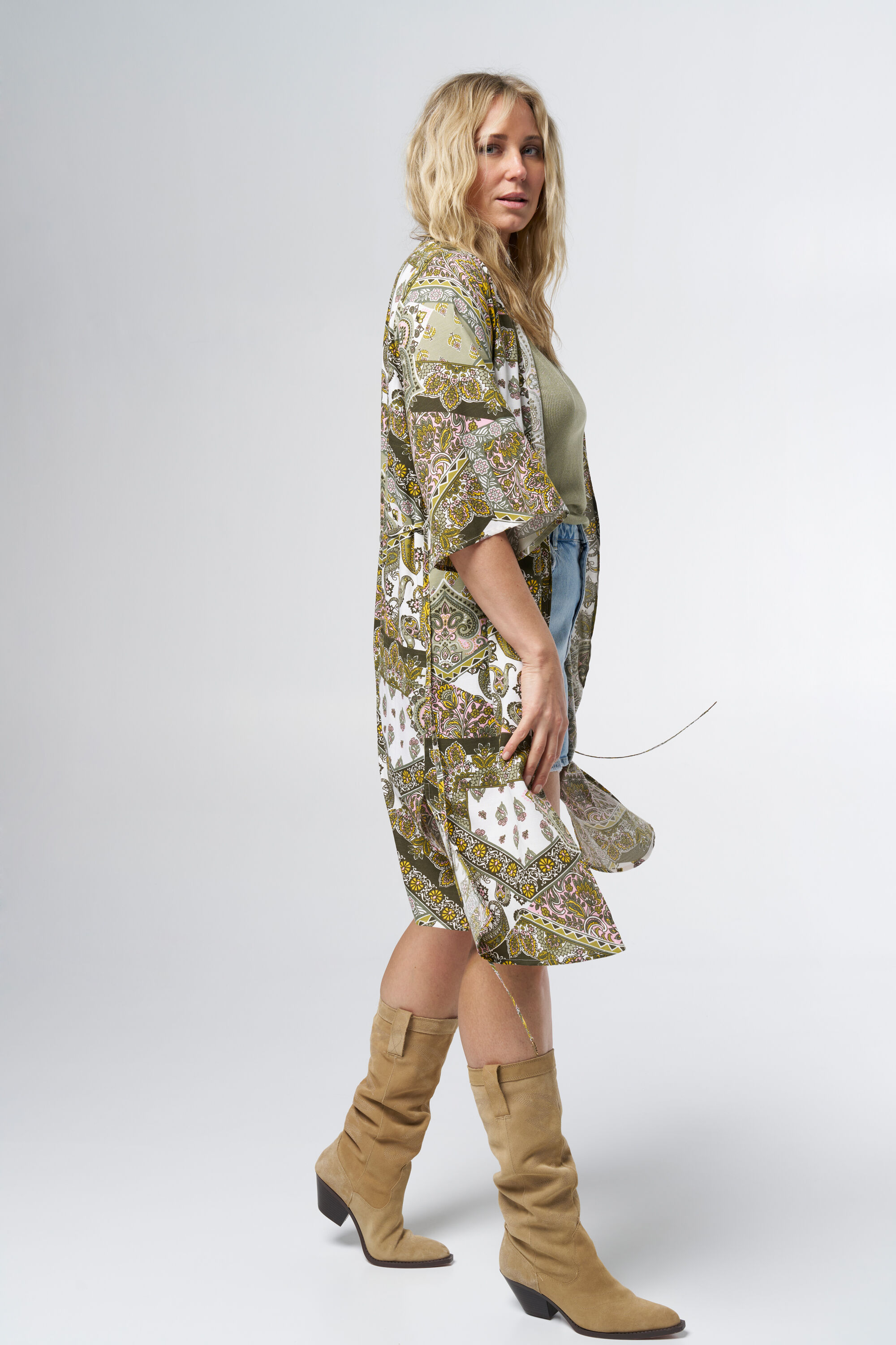 Kimono met print image number 5