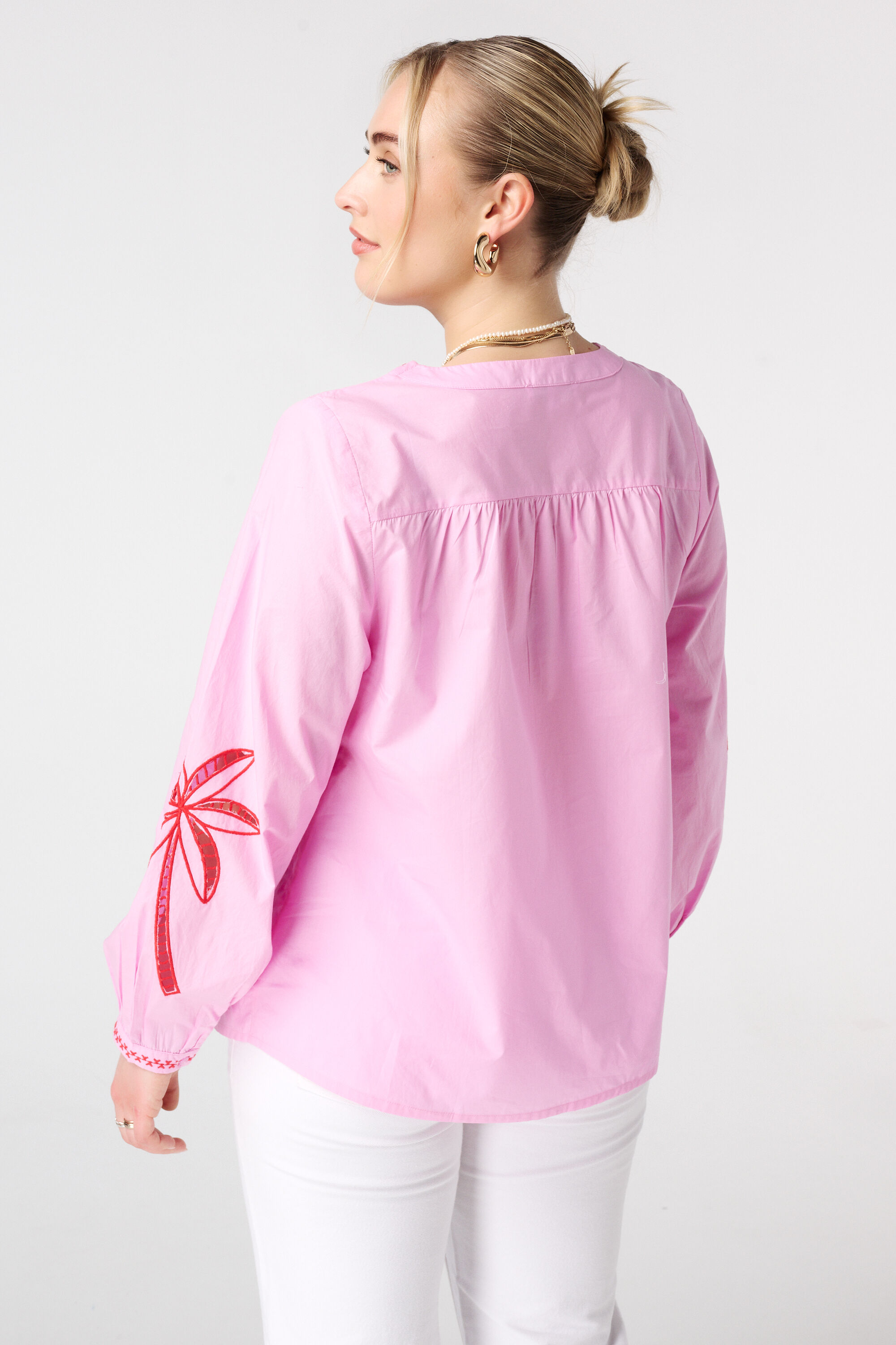 Blouse met broderie image number 3