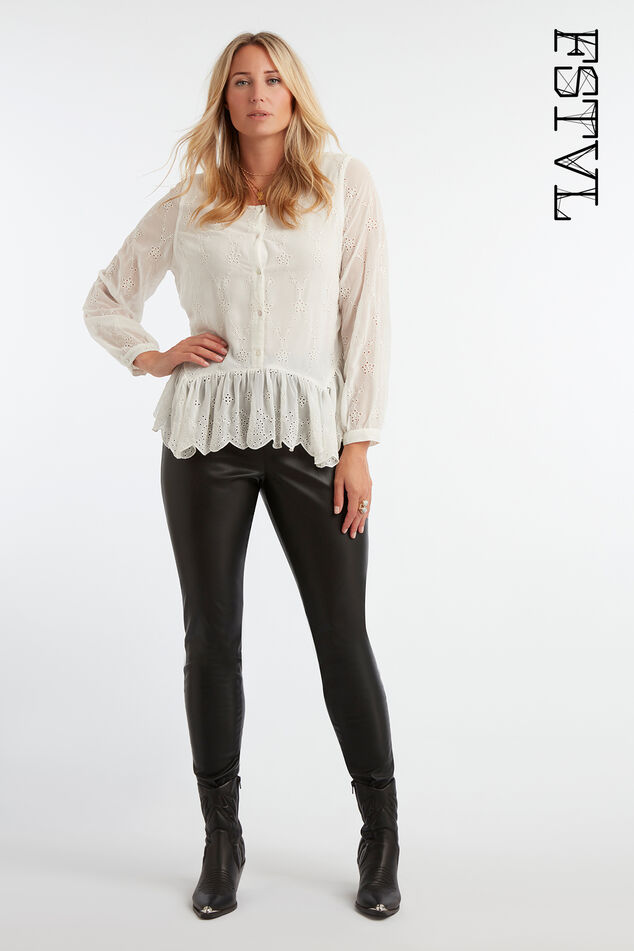 Blouse met embroidery image number 0