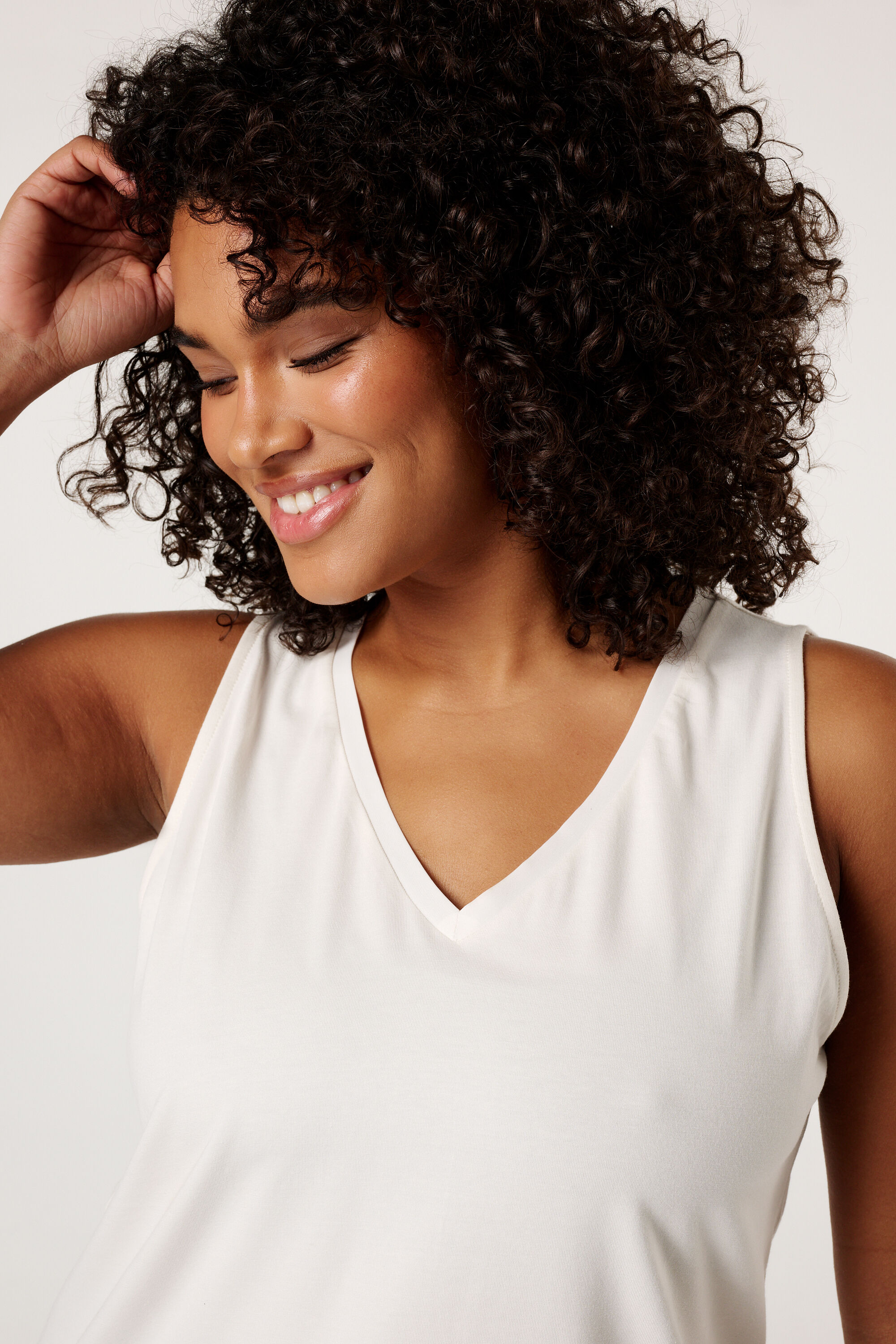 Top met V-hals image number 4