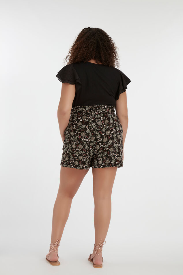 Viscose short met print image number 3