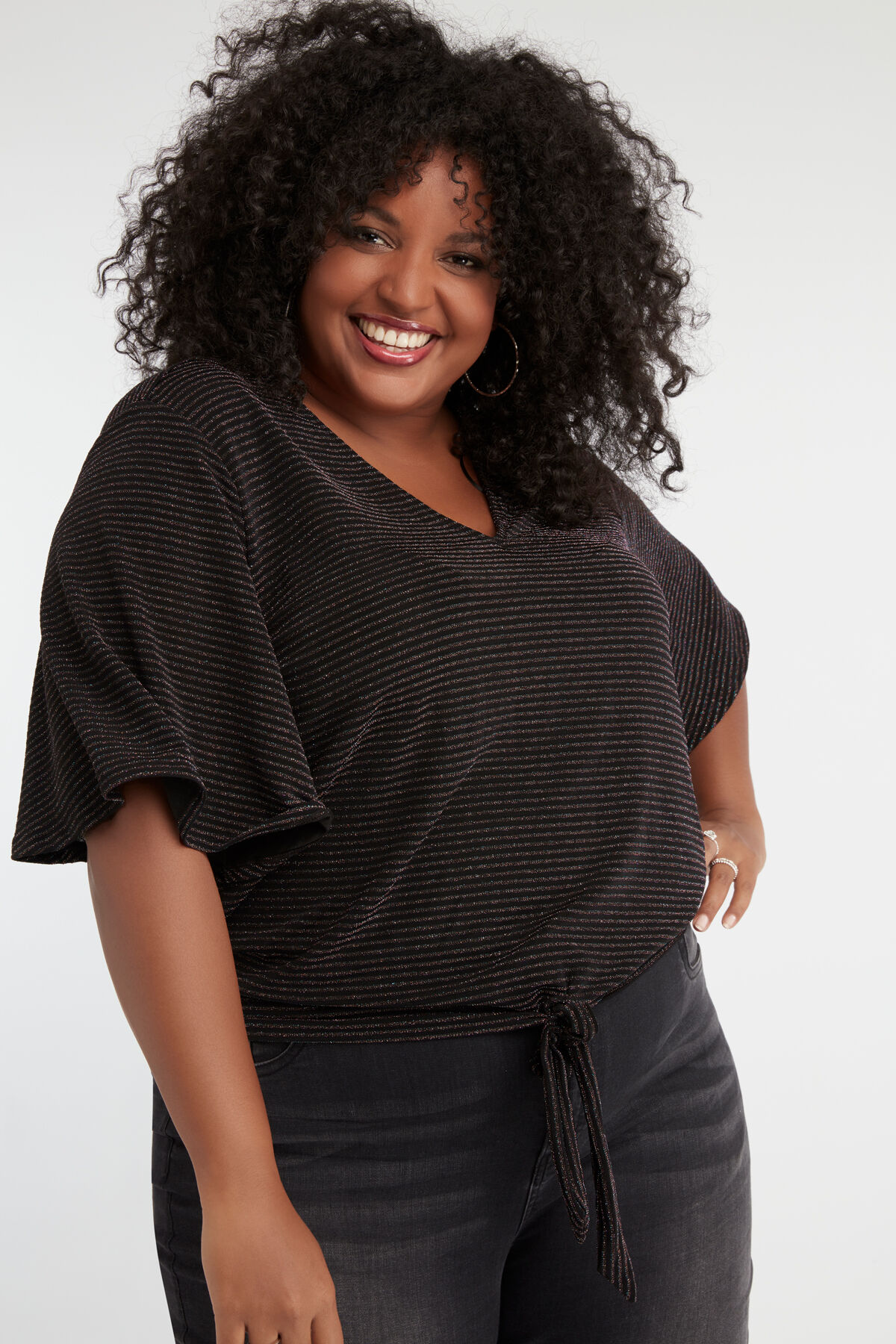 Top met vlindermouwen image number 3