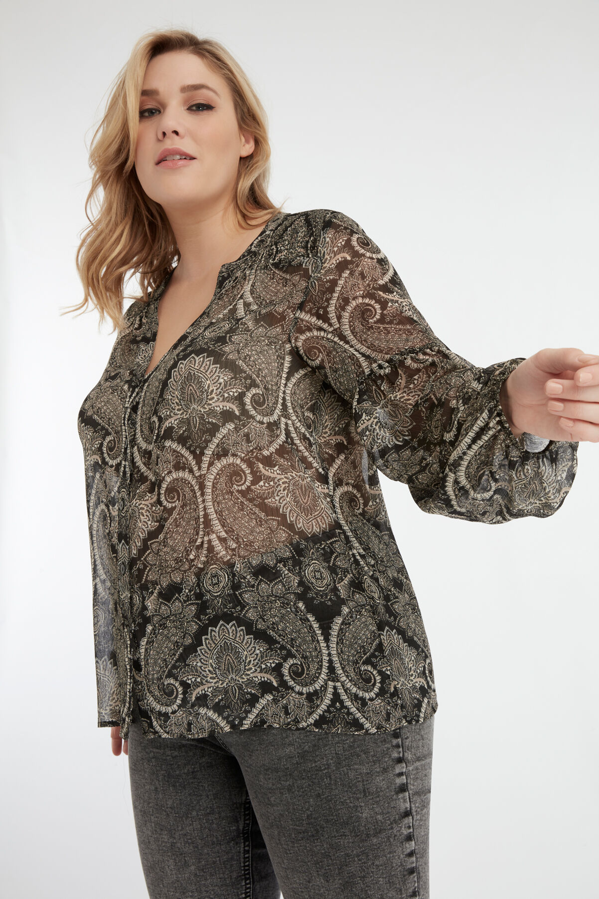Paisley blouse image number 5